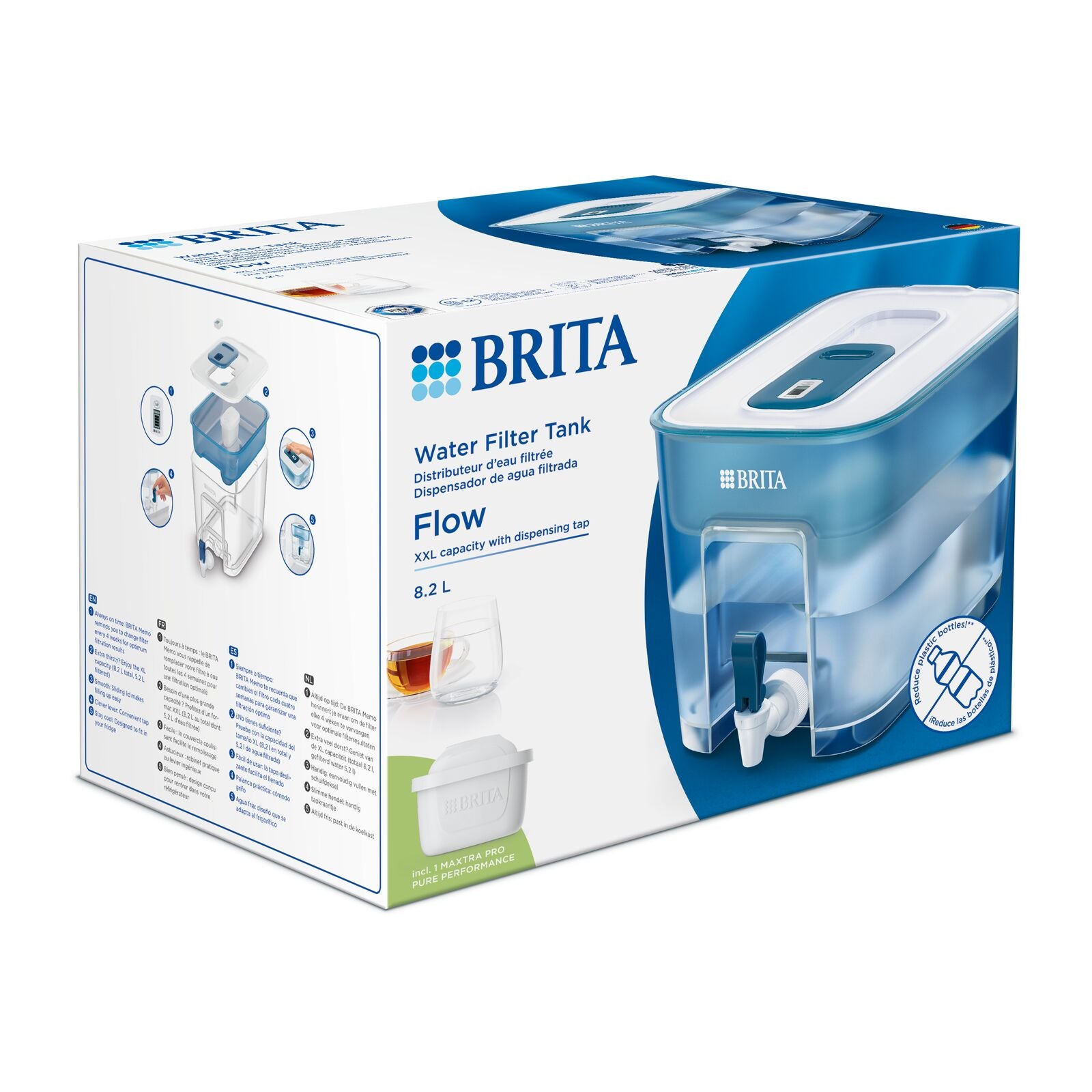 Brita Flow Kannu Sininen