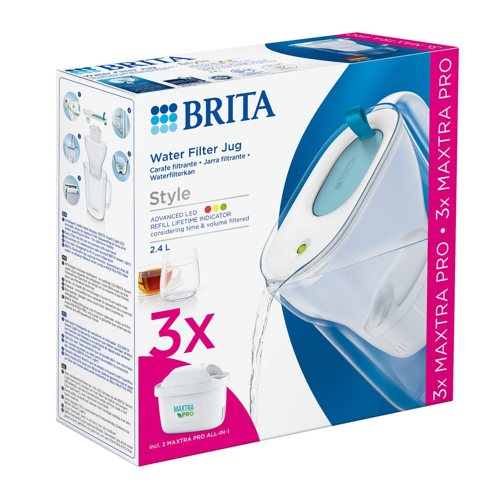 Brita Style + 3 MXPro Bundle Blue