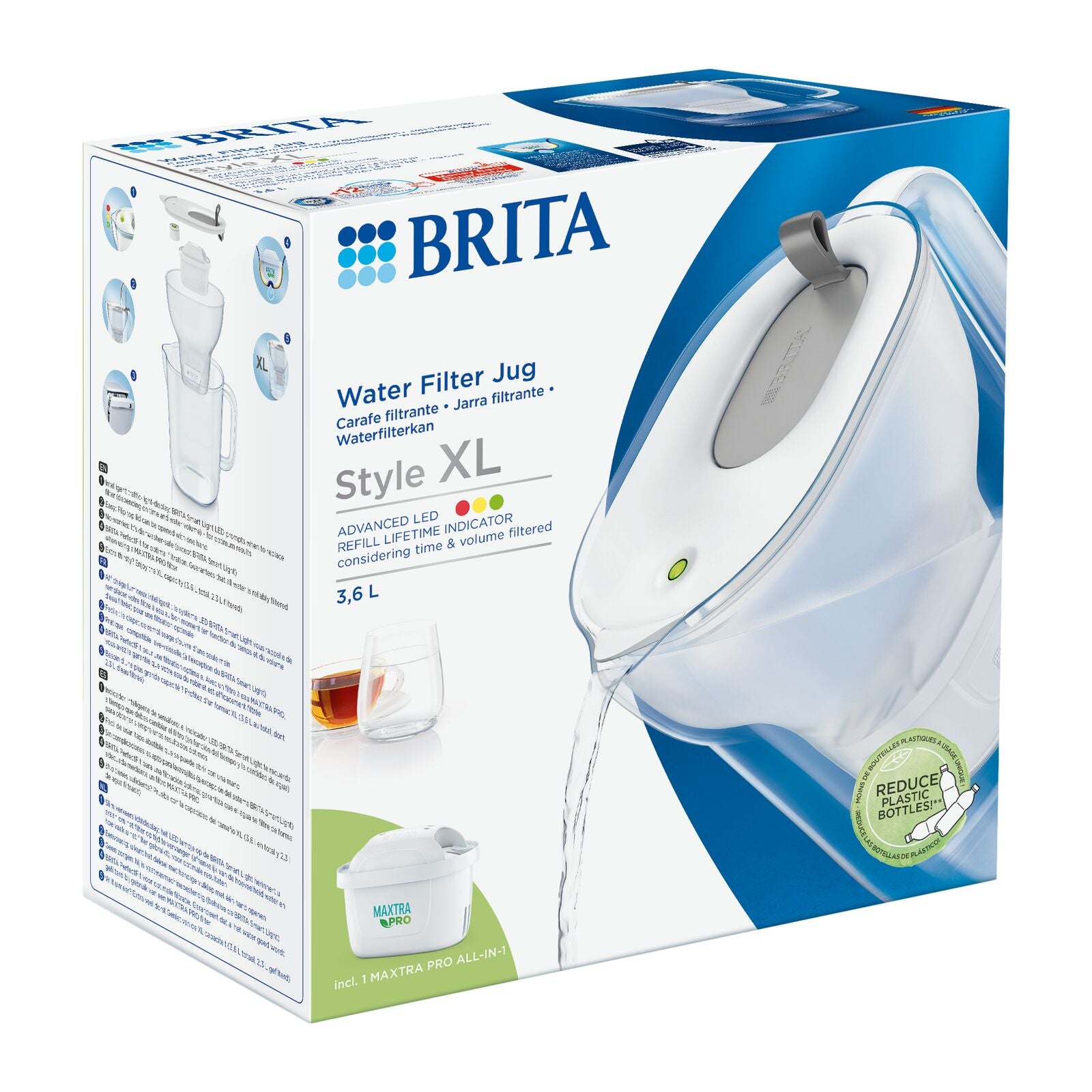 Brita Style XL Kannu Harmaa