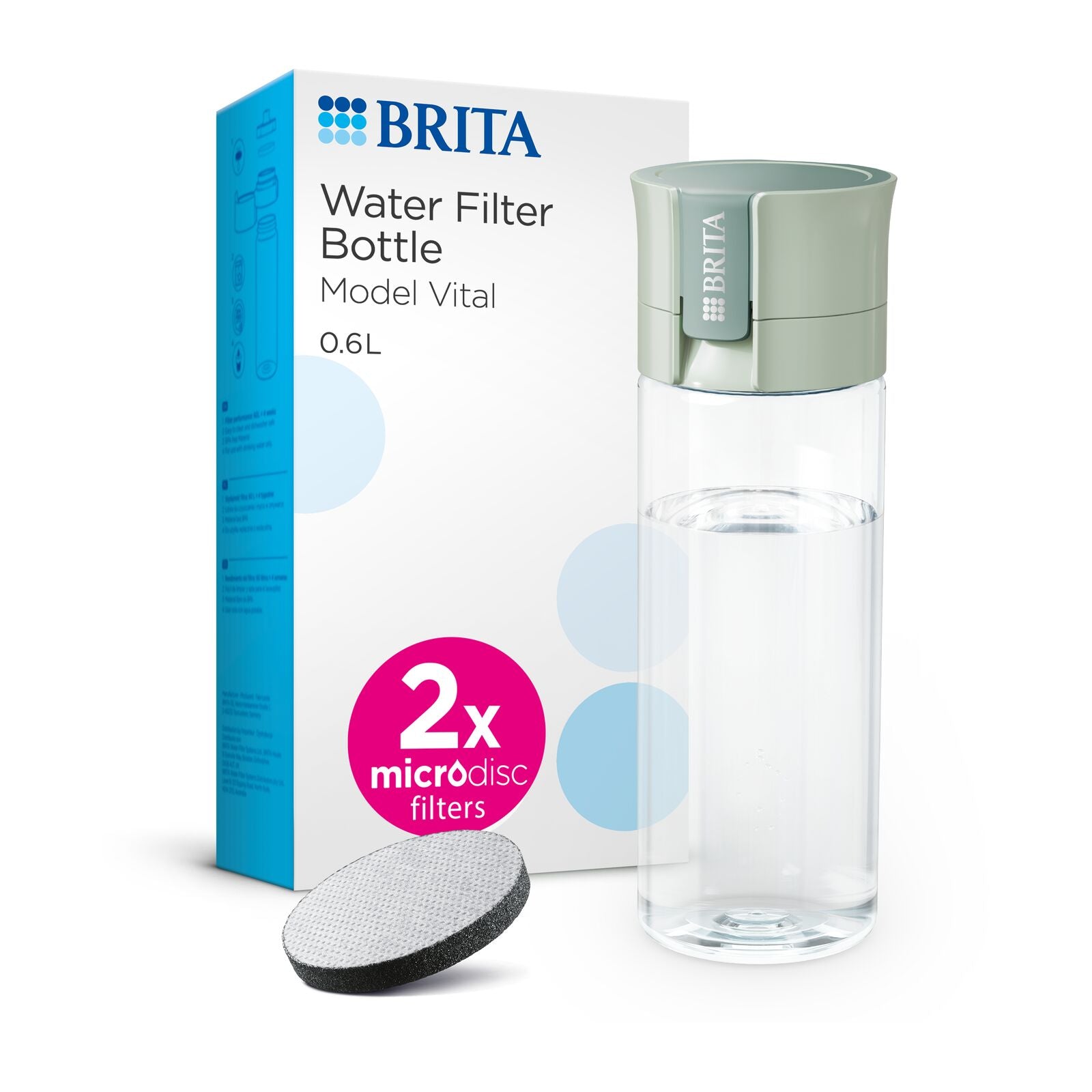 Brita Vital Vesipullo Vaaleanvihreä