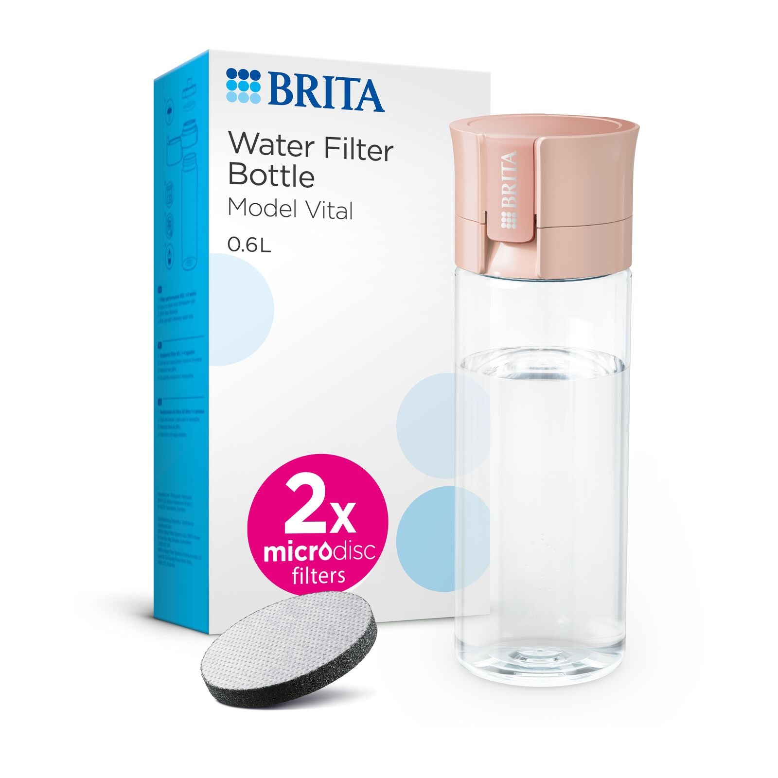 Brita Vital Vesipullo Aprikoosi