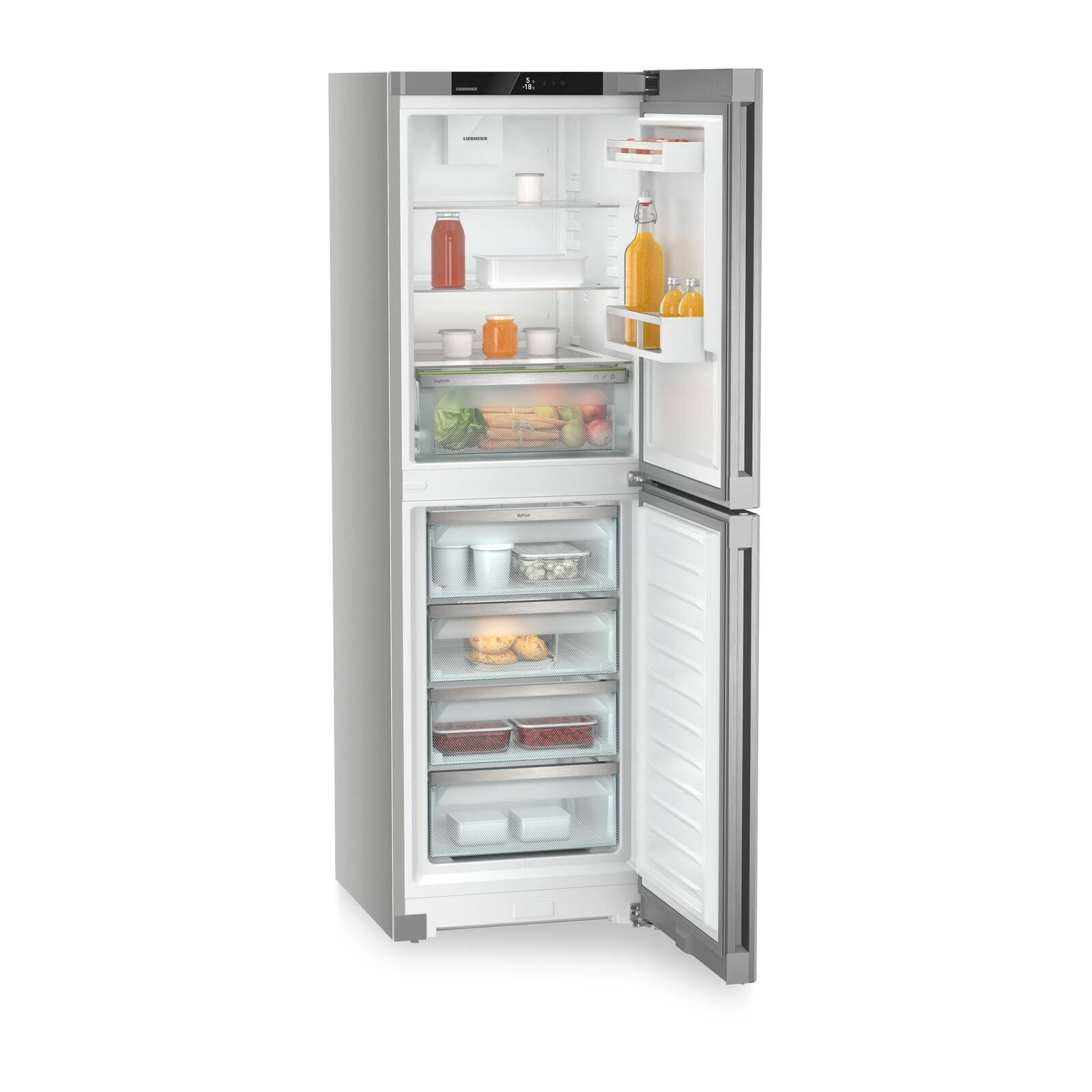 Liebherr Pure CNsfd 5204-22 001 Fridge-freezer Stainless steel look