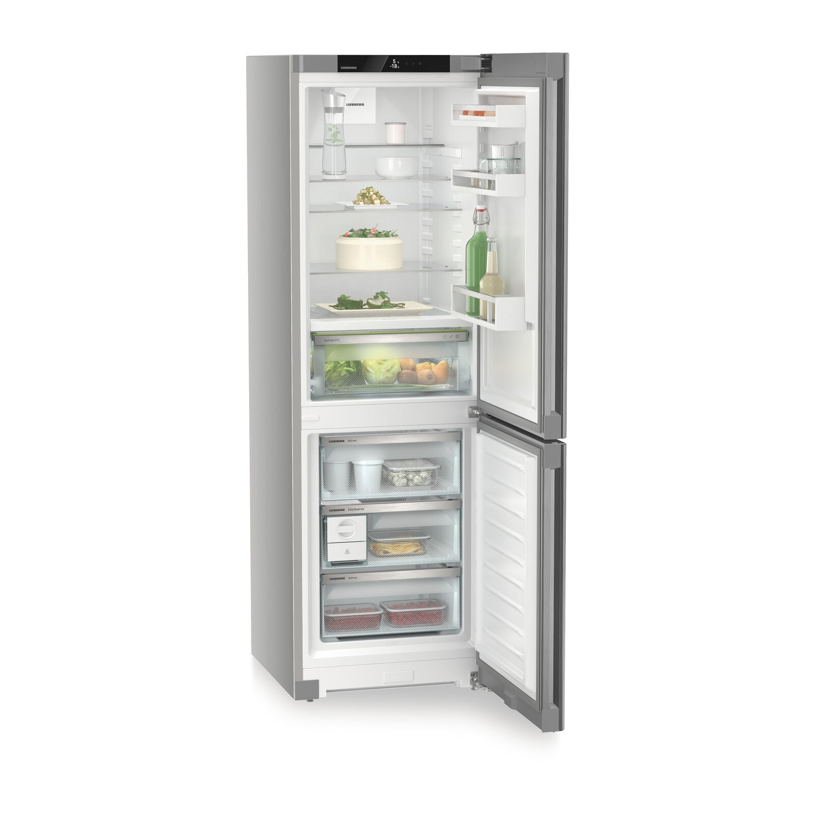 Liebherr Pure CBNsfc 5223-22 001 Fridge-freezer Stainless steel look