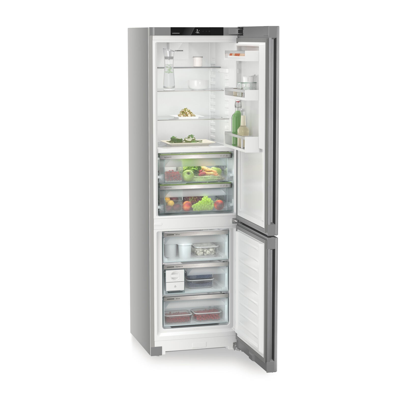 Liebherr Plus CBNsfc 57vi-22 001 Fridge/freezer Steel finish