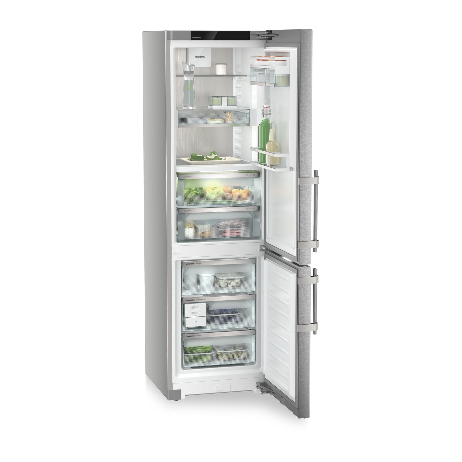 Liebherr Prime CBNsdc 575i-22 001 Fridge-freezer Stainless steel