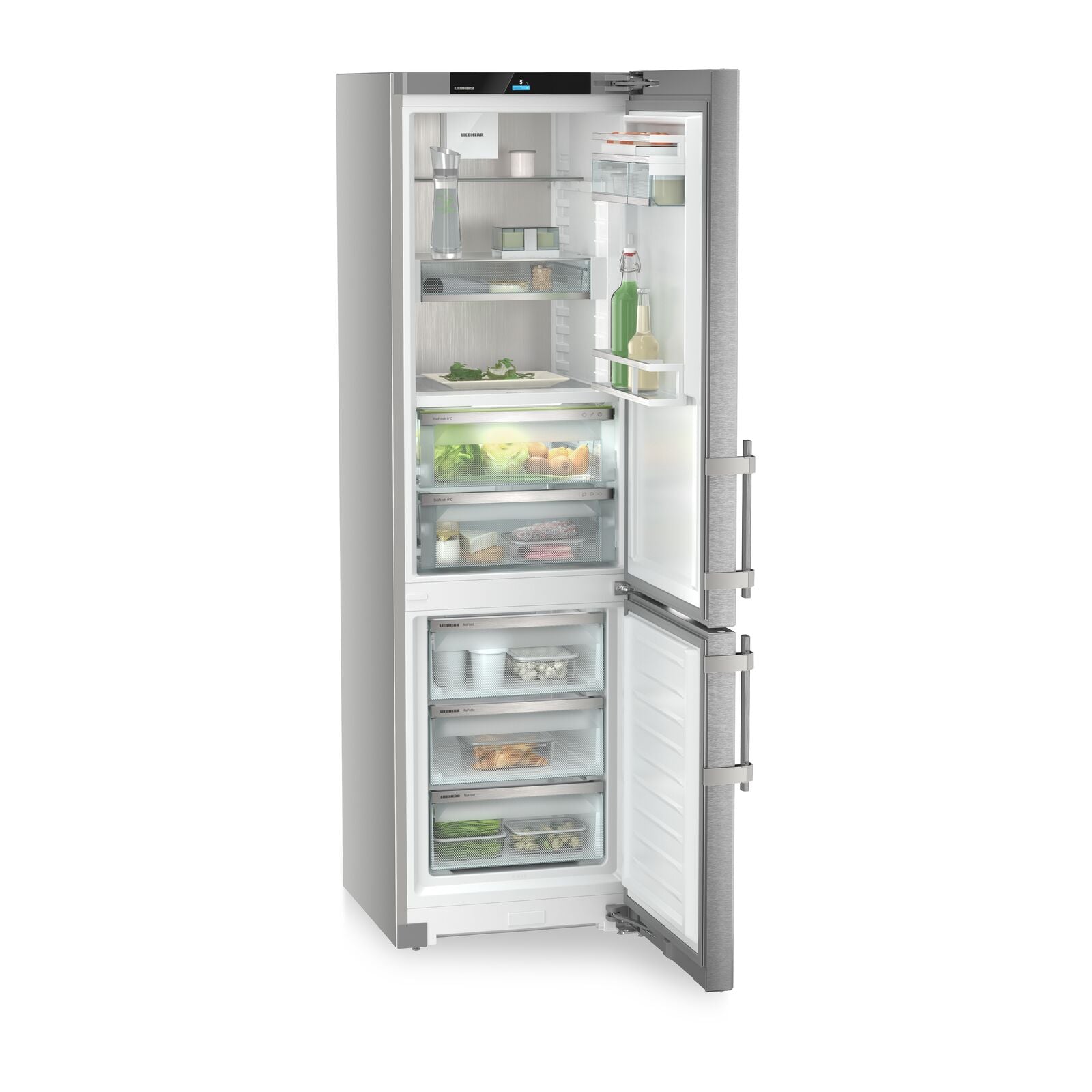 Liebherr Prime CBNsdb 575i-22 001 Fridge-freezer Stainless steel