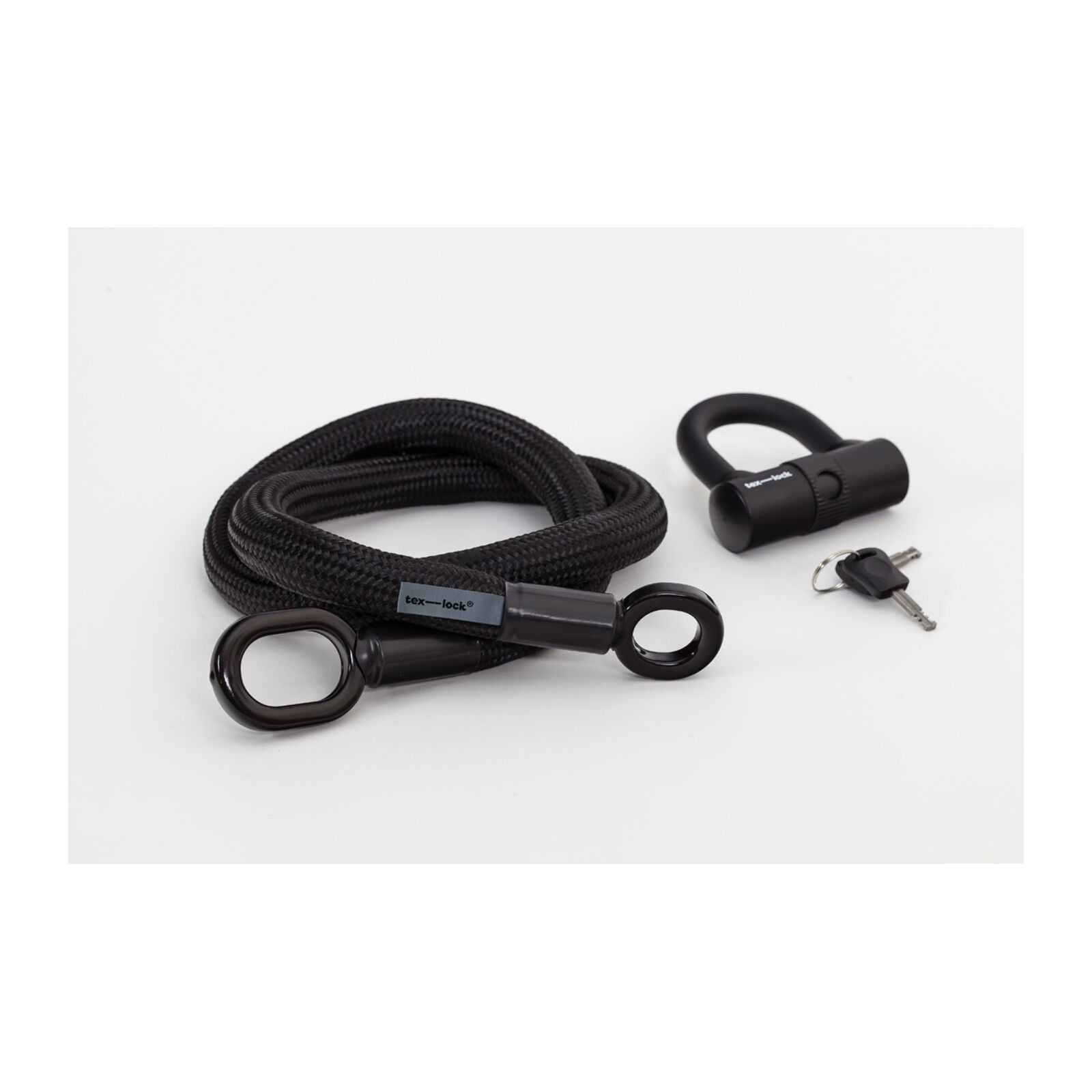 Texlock Eyelet L U-lock Bicycle Lock  Black