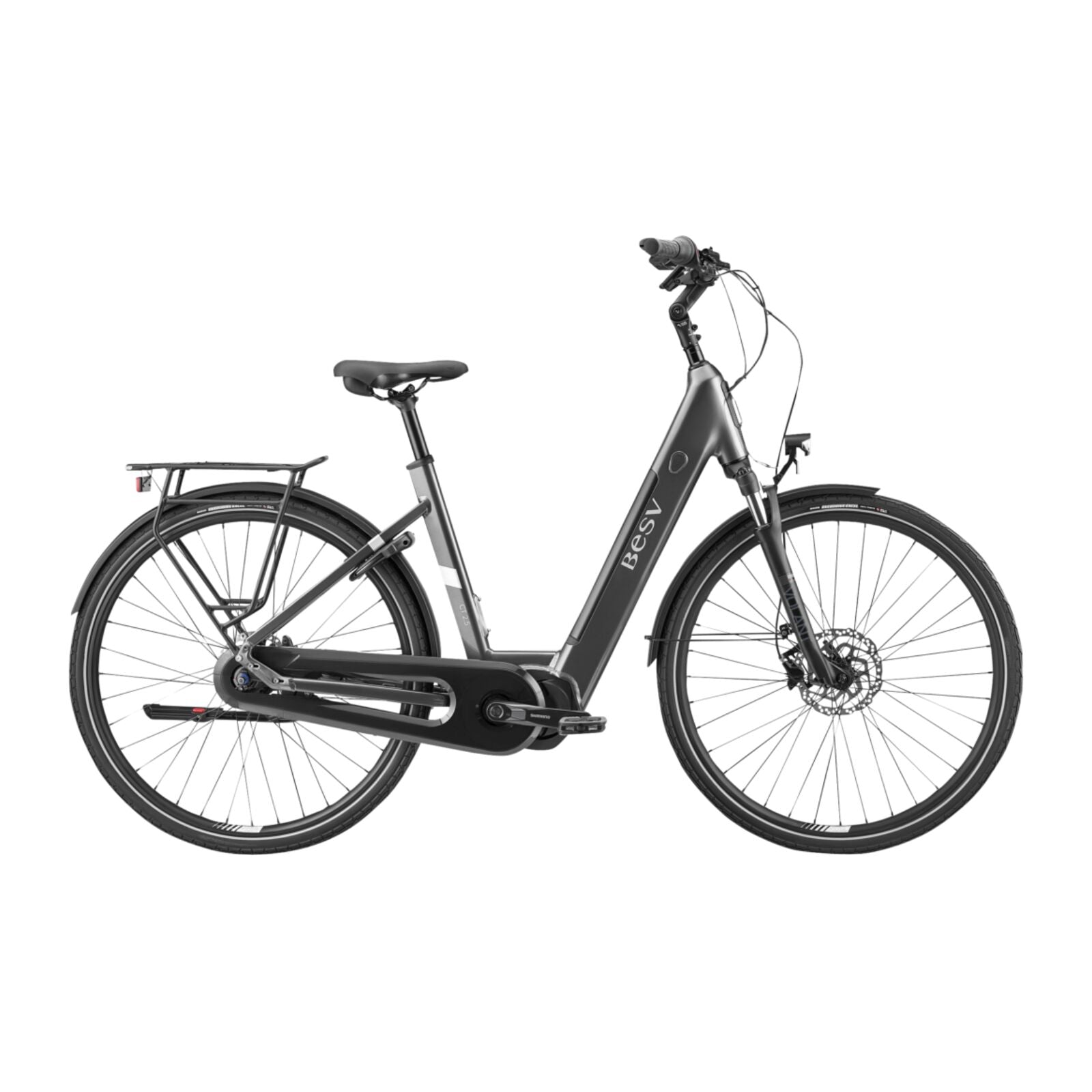BESV CT 2.5 MY22 Low Step 500 Medium City Antrasiitti Harmaa Kiiltävä