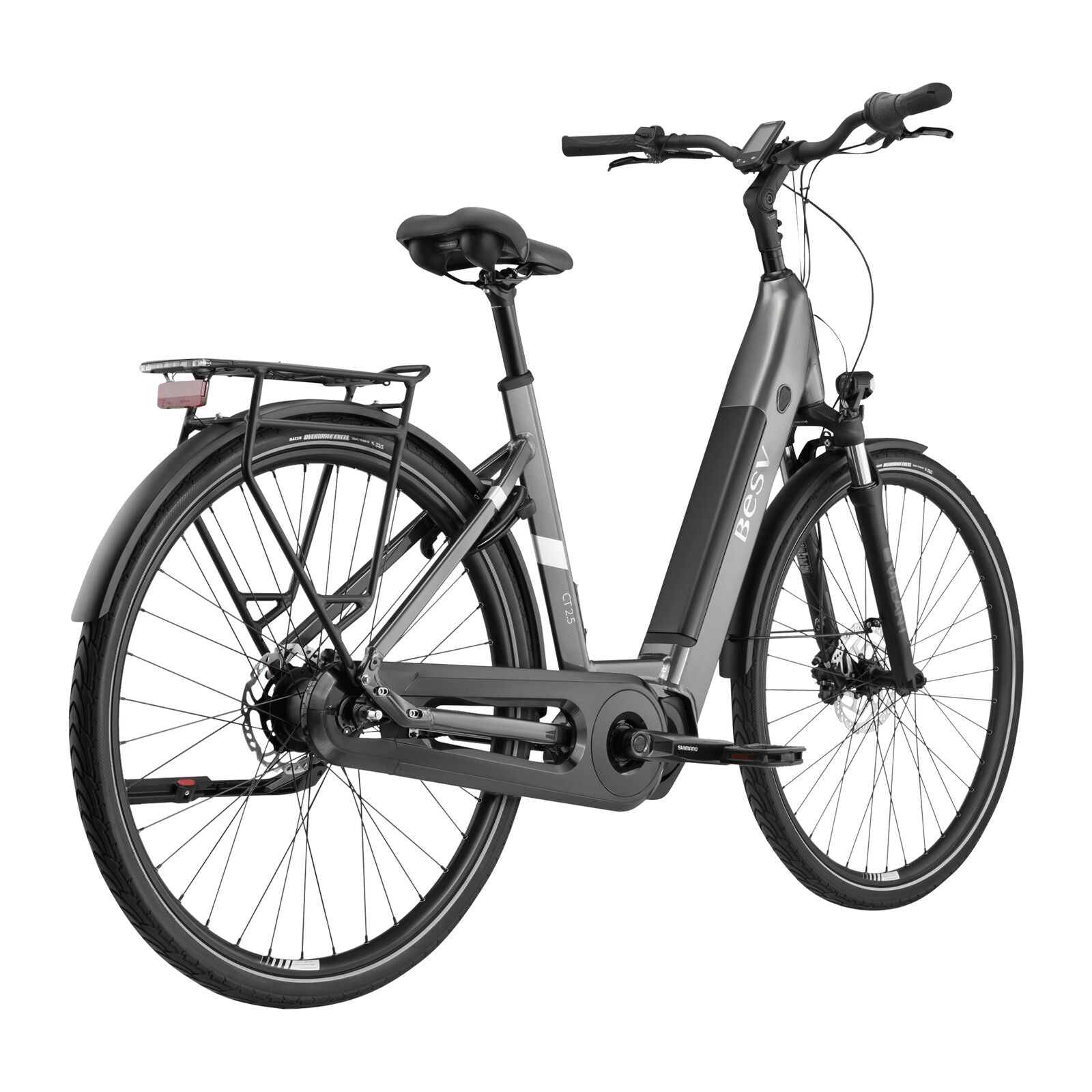 BESV CT 2.5 MY22 Low Step 500 Medium City Antrasiitti Harmaa Kiiltävä