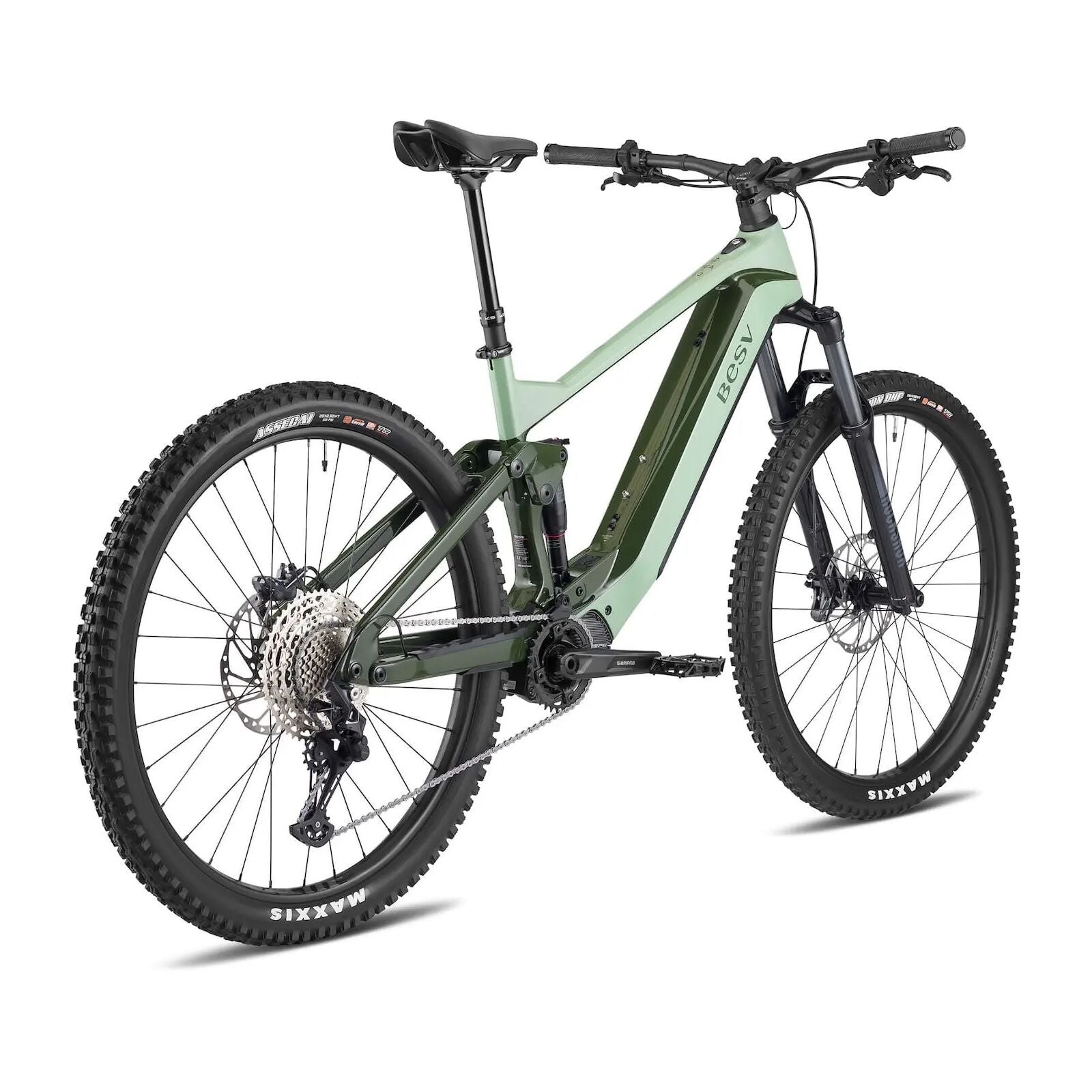 BESV TCA 1.3 MY23 FS-Step Over 430 Medium e-MTB Bright And Dark Ceramic Green