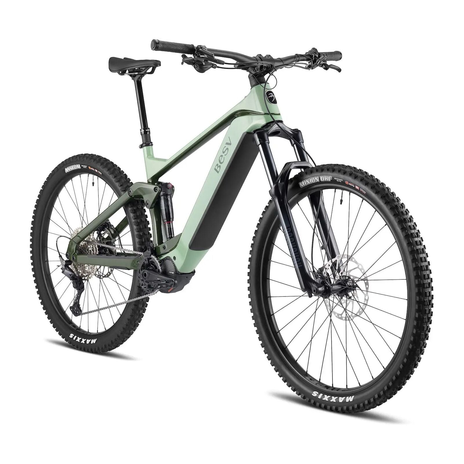 BESV TCA 1.3 MY23 FS-Step Over 460 Large e-MTB Bright And Dark Ceramic Green