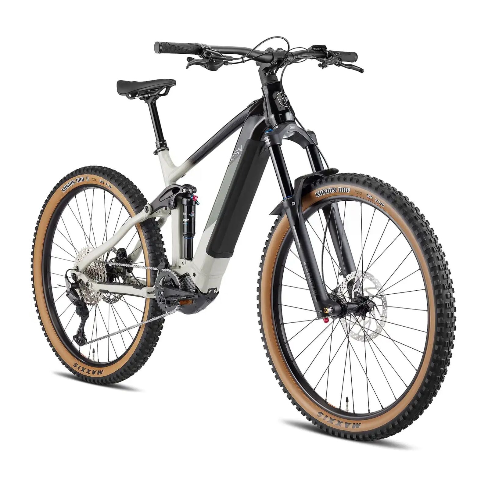 BESV TRS 1.3 MY23 FS-Step Over 425 Small e-MTB Rock Grey With Night Black