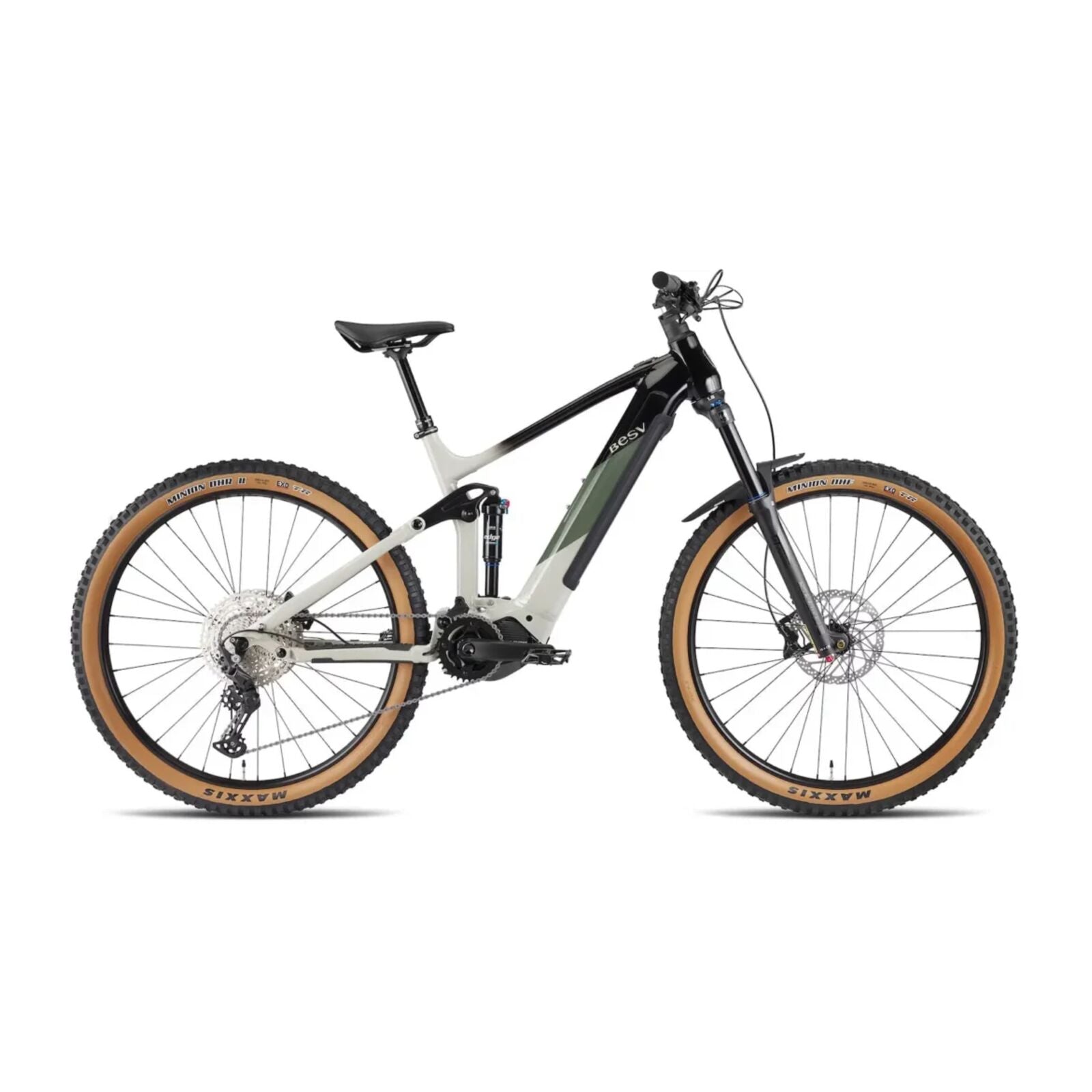 BESV TRS 1.3 MY23 FS-Step Over 460 Medium e-MTB Rock Grey With Night Black