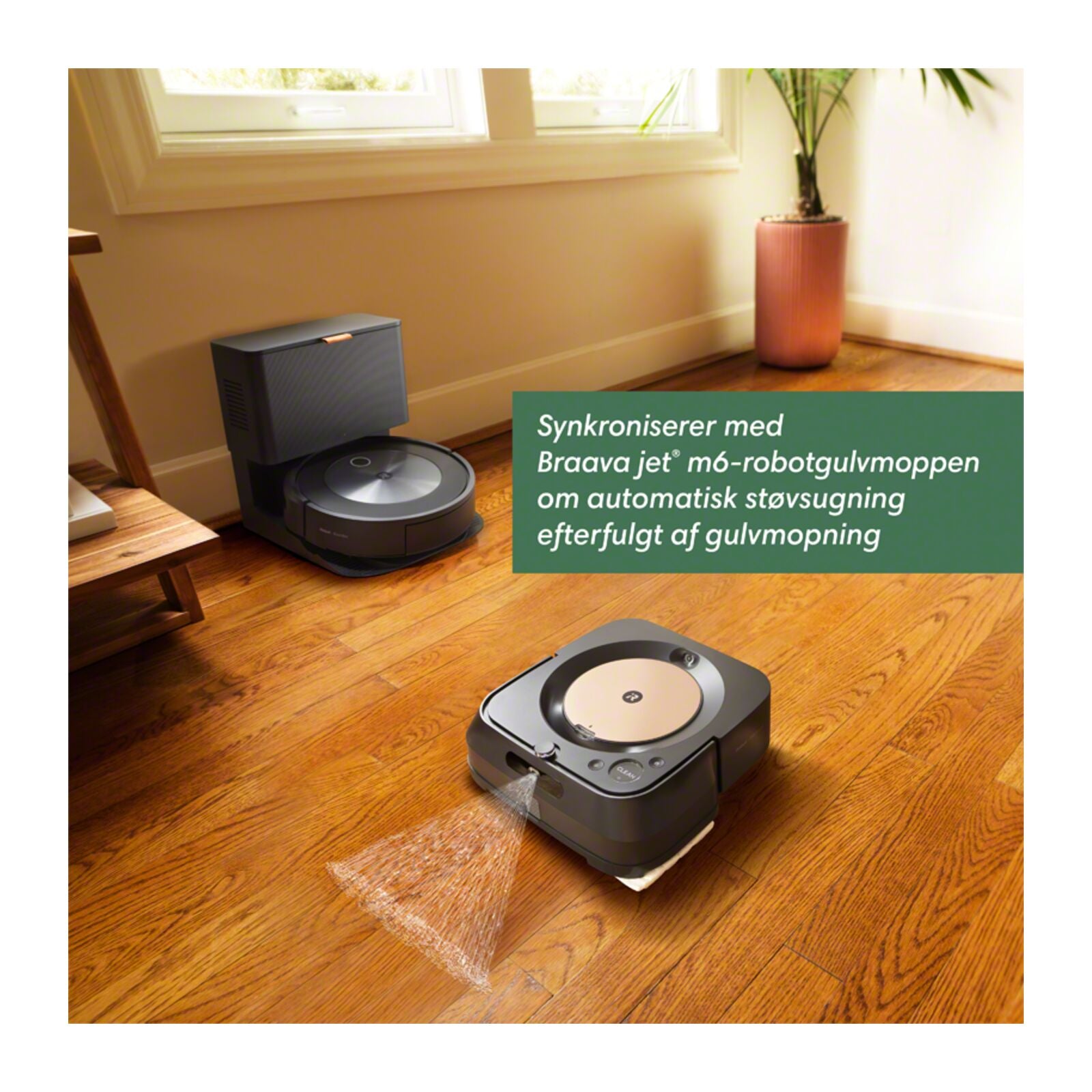 iRobot Braava jet M6132 Gulvvaskerobot Sort