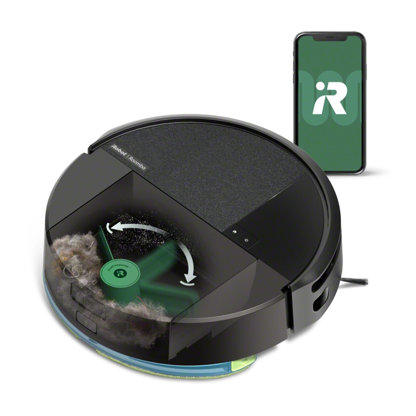 iRobot Roomba Combo 205 AutoCompact Robotic Vacuum Cleaner Black