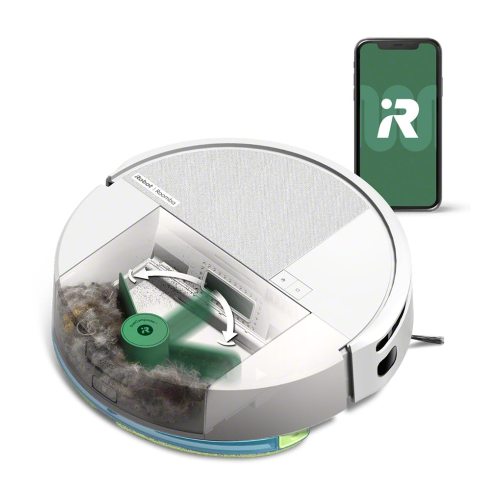 iRobot Roomba Combo 205 AutoCompact Robotdammsugare Vit