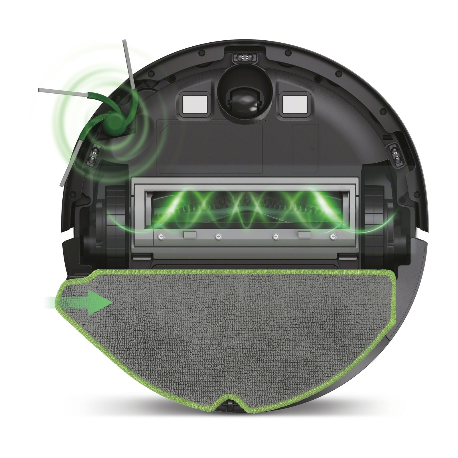 iRobot Roomba Combo 115+ Robotic Vacuum Cleaner Black – WittShop
