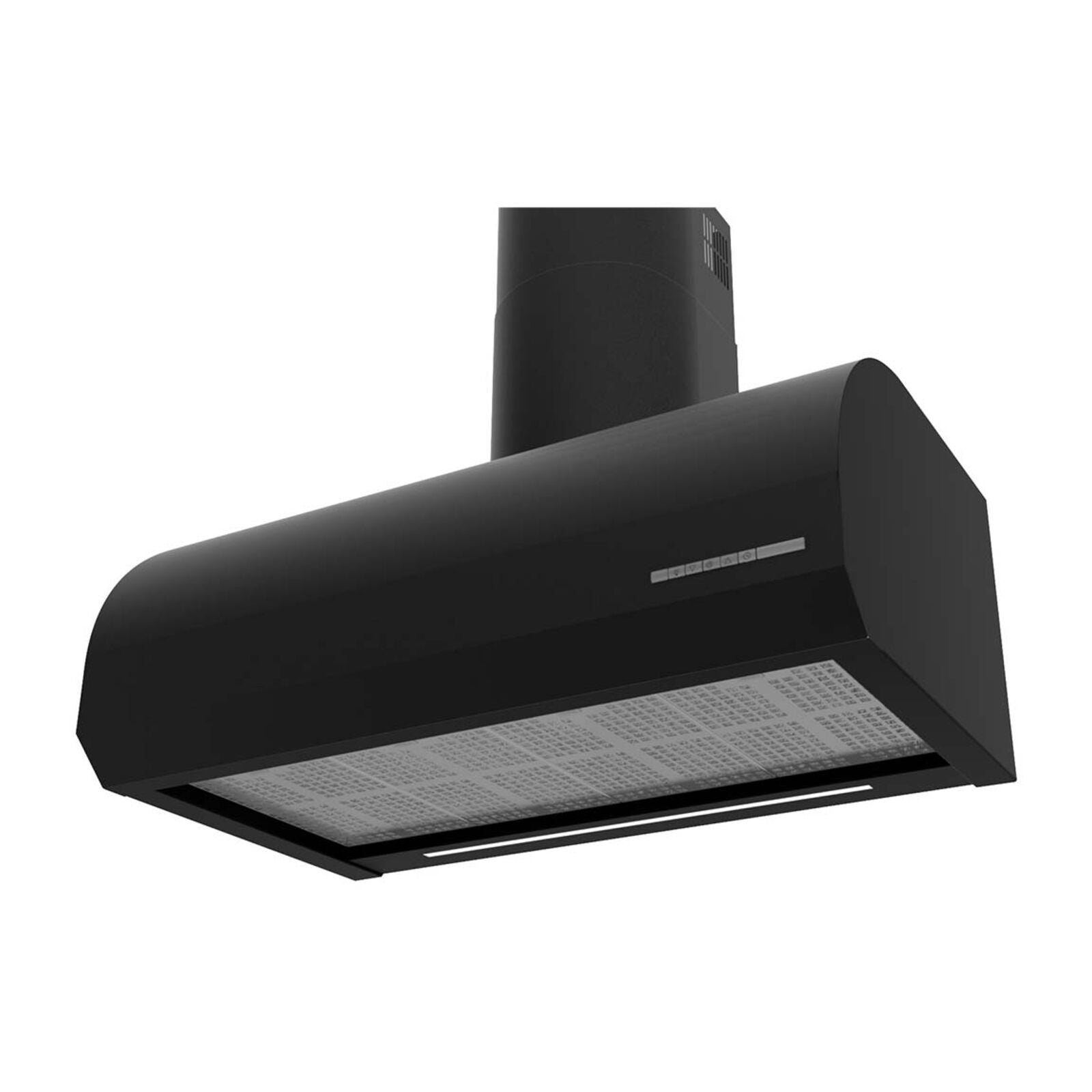 Witt Massive 90 B Vegghengt ventilatorhette Svart