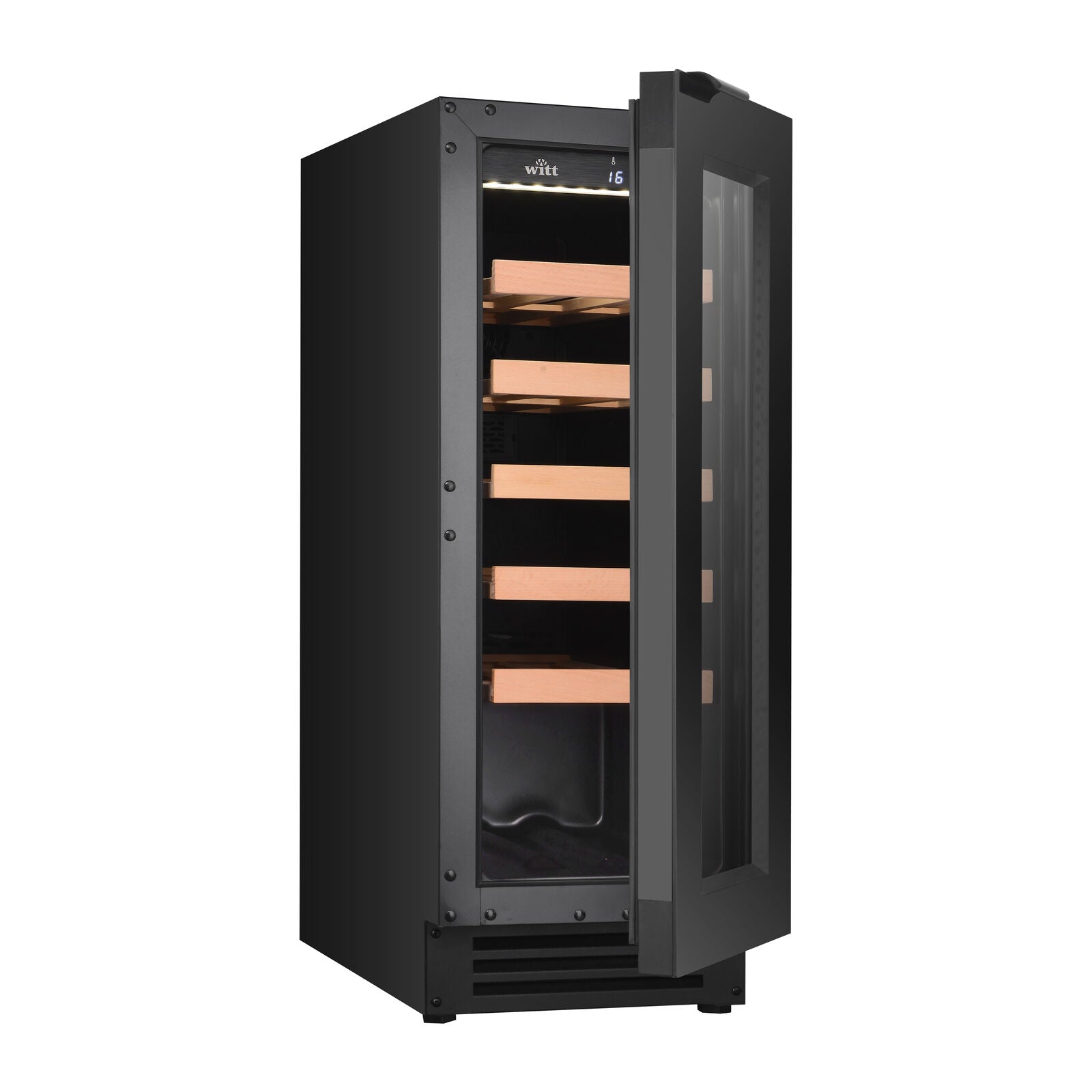Witt WCU3082-1BG Tabletop wine cabinet Black