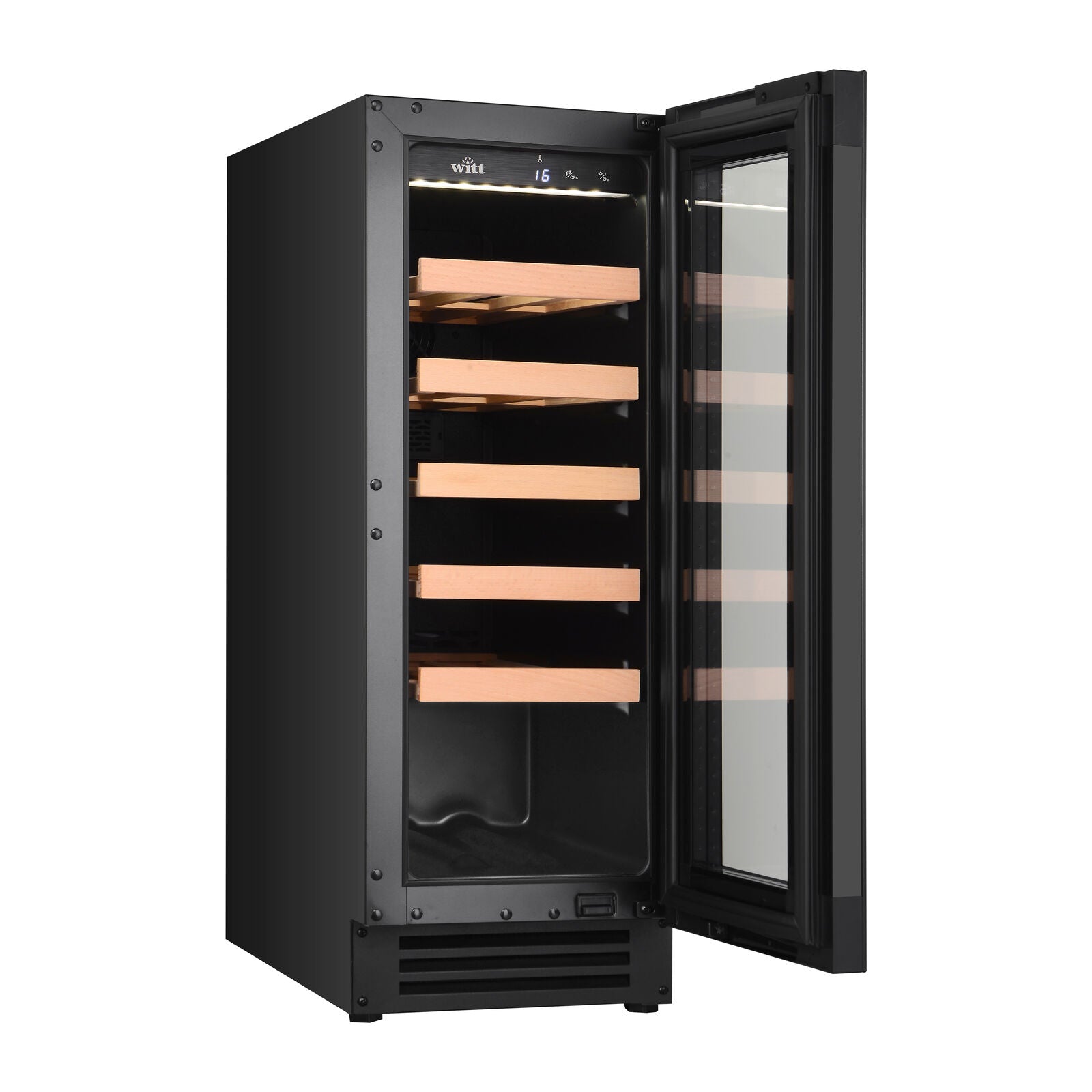 Witt WCU3082-1BG Tabletop wine cabinet Black