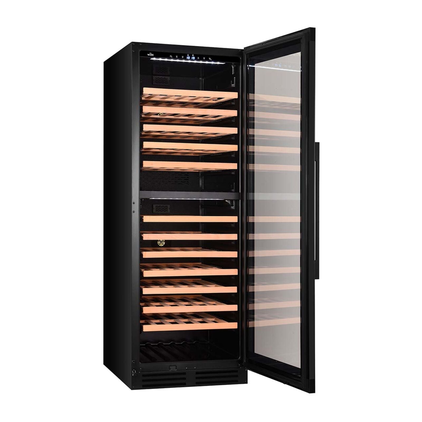 Witt WCF60172-2BG Freestanding wine Black