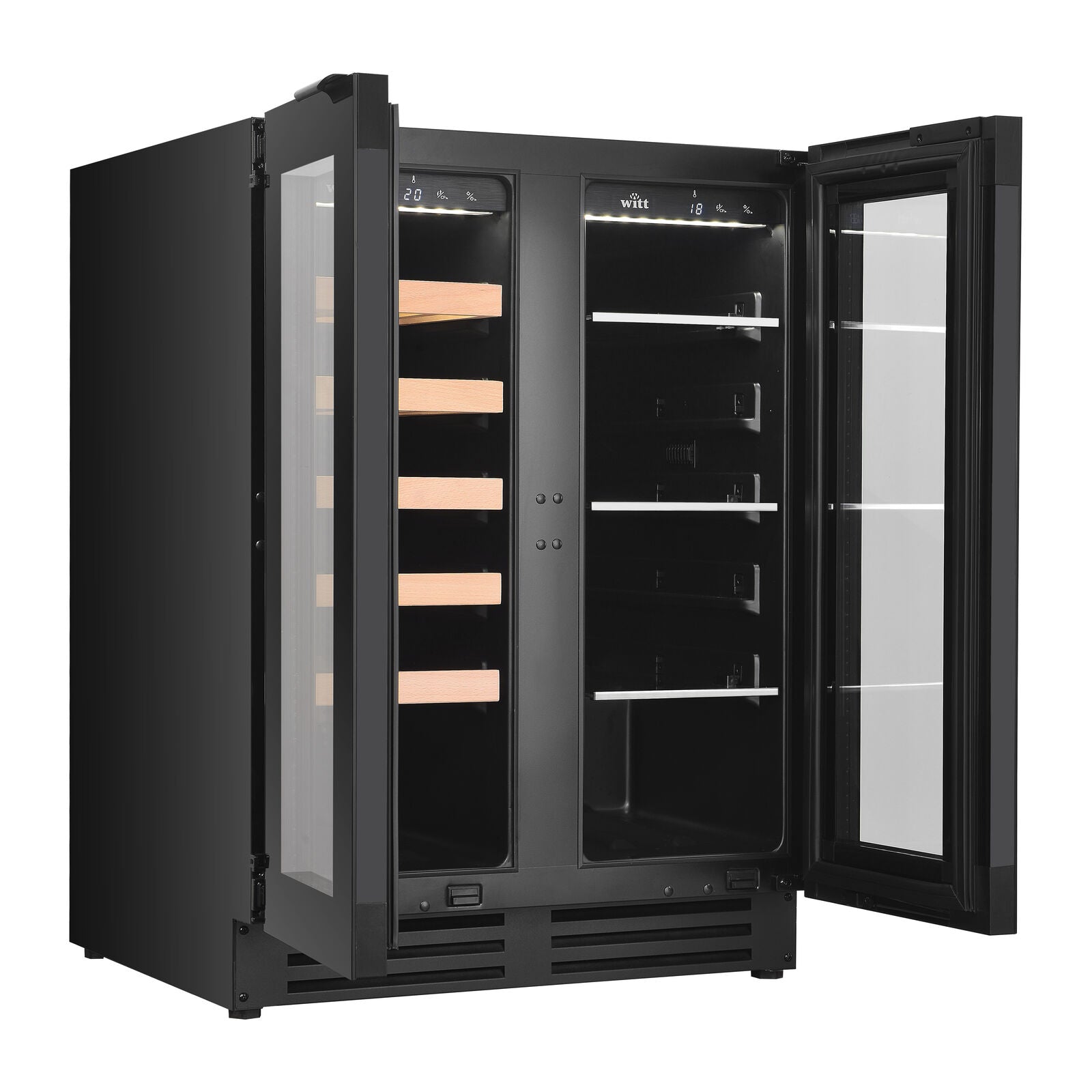 Witt WCBC6082-2BG bordmodell vinskap svart