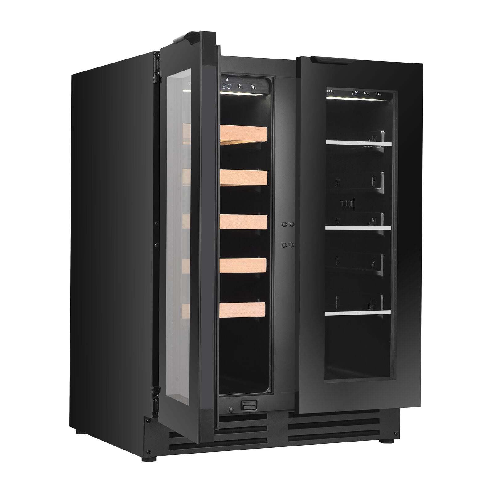 Witt WCBC6082-2BG Tabletop wine cabinet Black