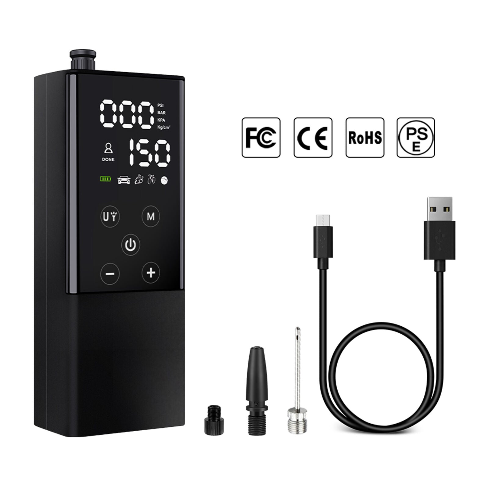 Witt Smart Touch Luftpumpe Sort