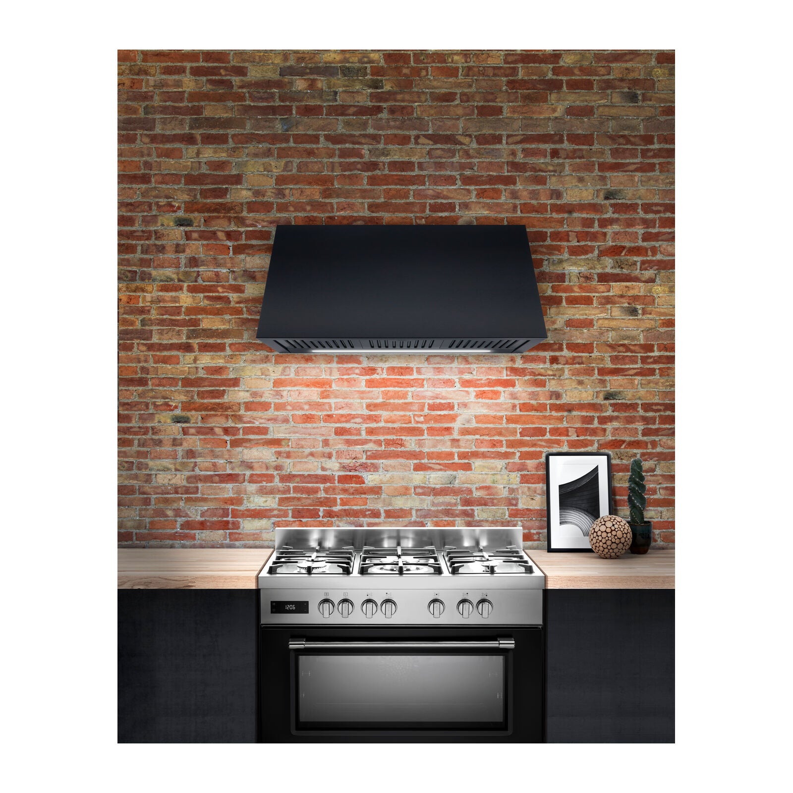 Witt Phantom 90 BN Wall hanging hood Black