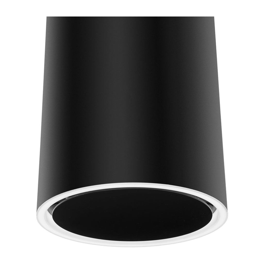 Witt Tube Wall BN Wandafzuigkap Zwart