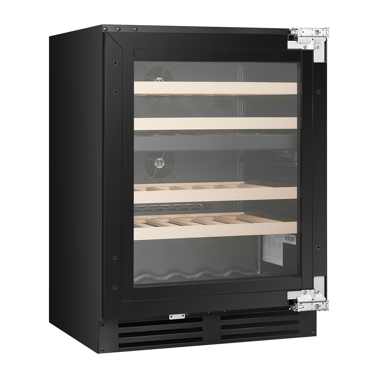 Witt WU6082H-2P39 Integrert vinskap Svart