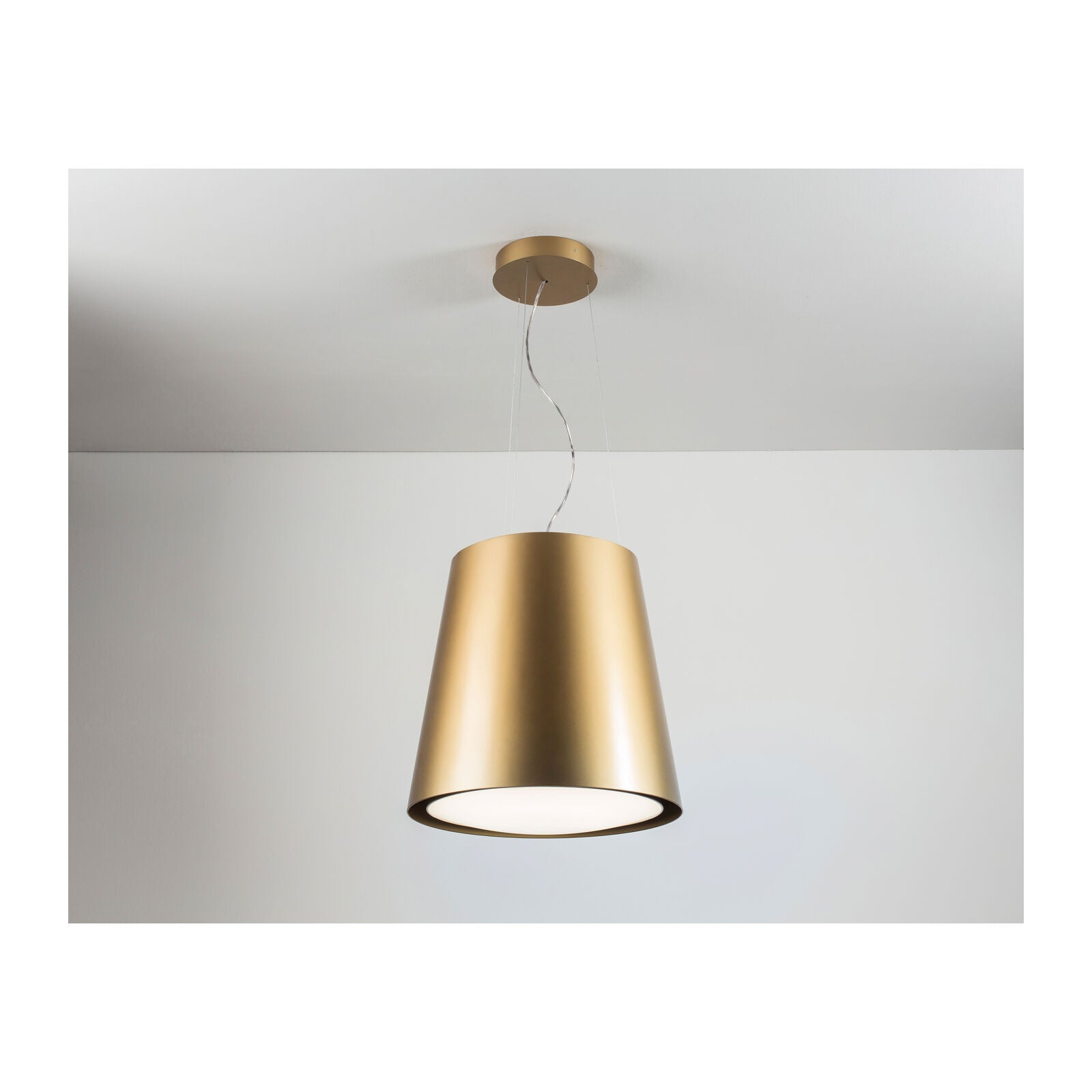 Witt Architect Free Brass-3 Vrijhangende afzuigkap Brass