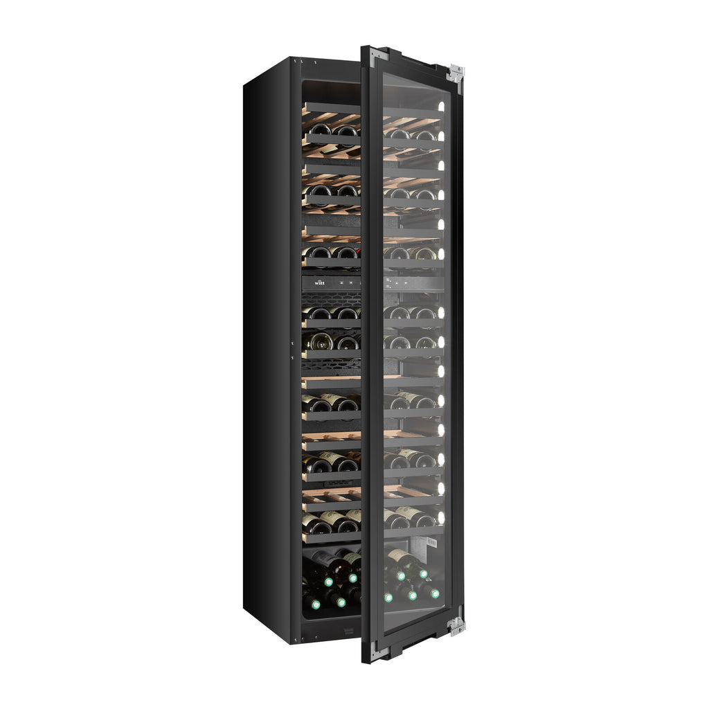 Witt WI60182H-2P101 Integrert vinskap Svart