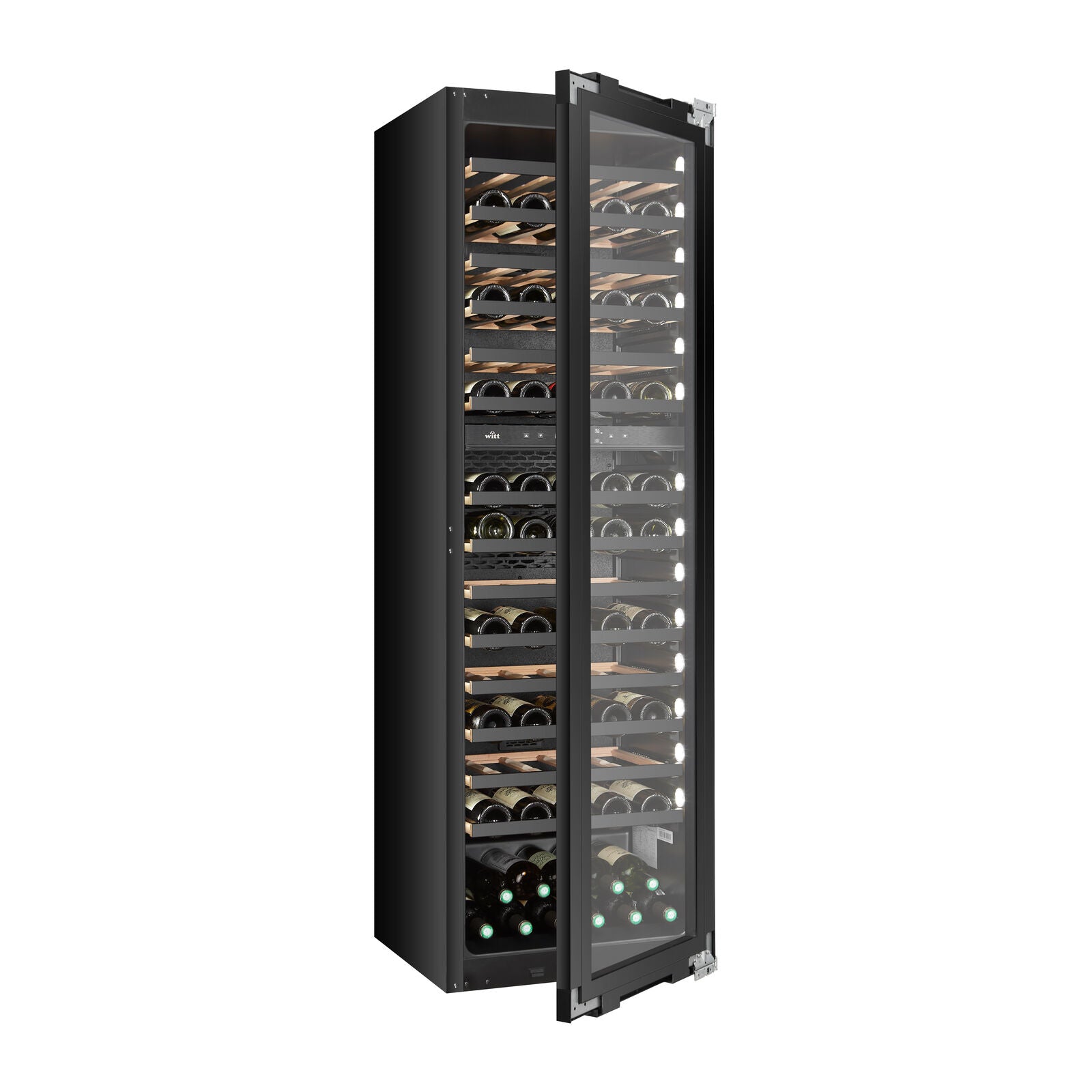 Witt WI60182H-2P101 Integrert vinskap Svart