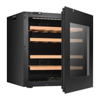 Witt Wine WI6060T-1B30 Integrert vinskap Svart
