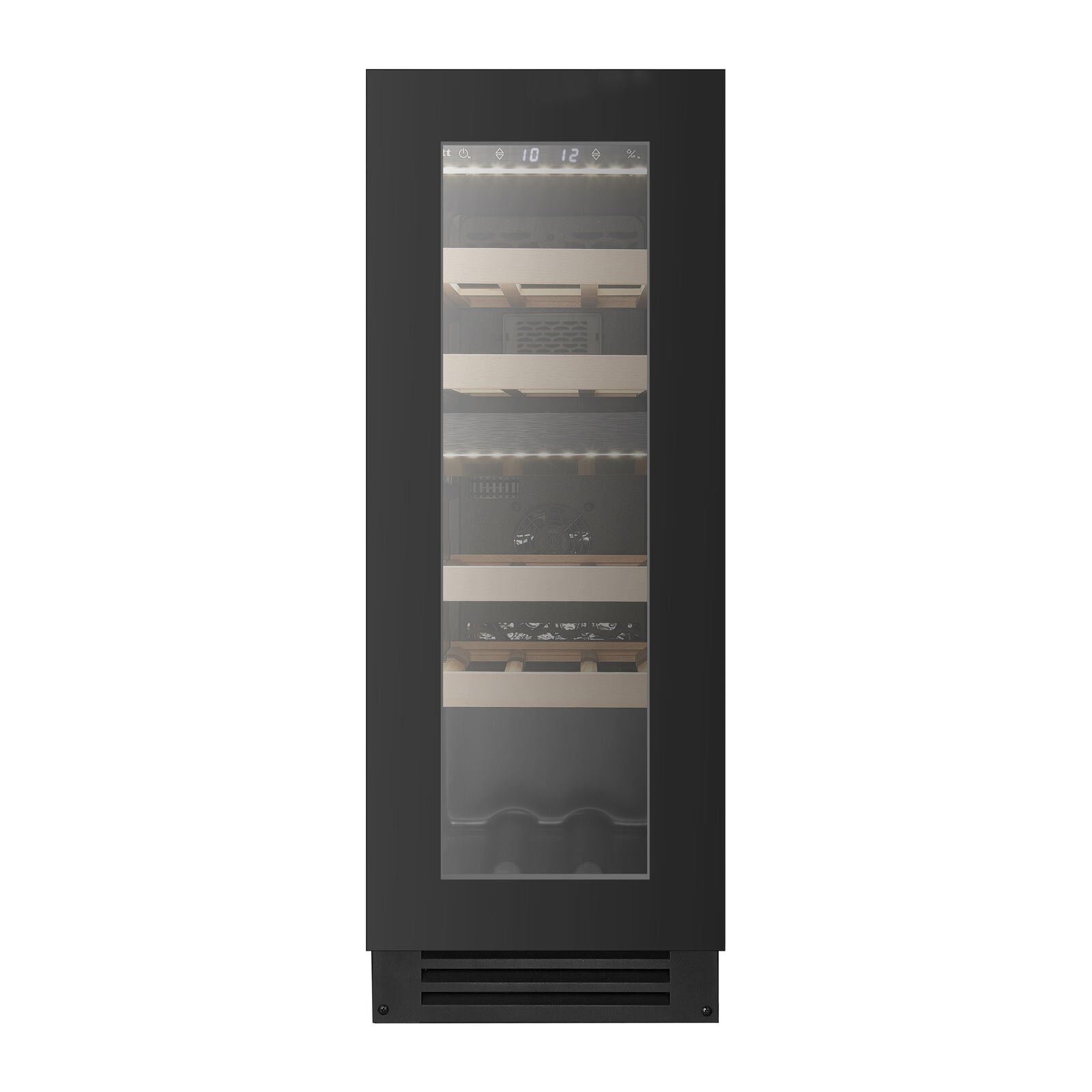 Witt Wine WU3082T2-2B17 Integrert vinskap Svart