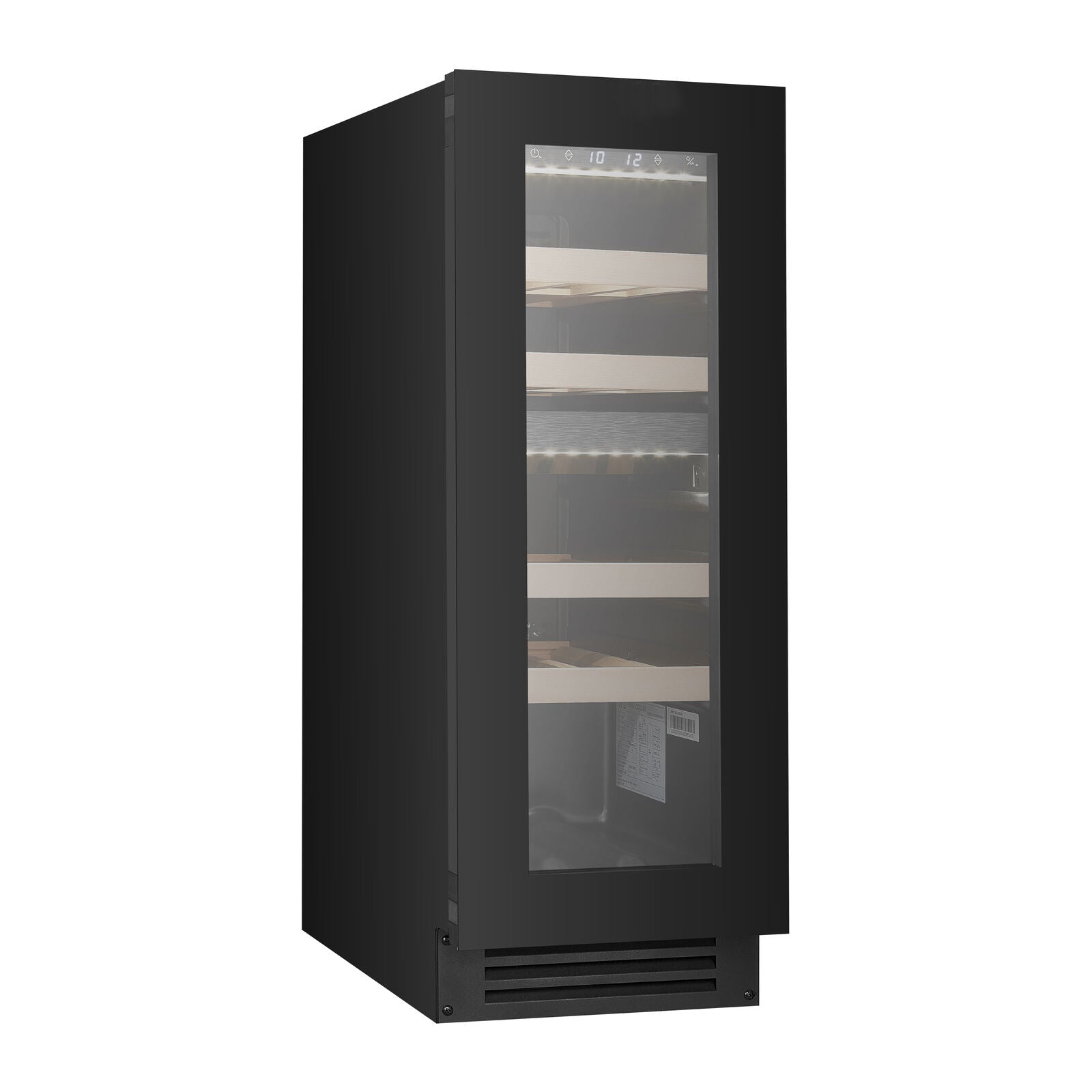 Witt Wine WU3082T2-2B17 Integrert vinskap Svart