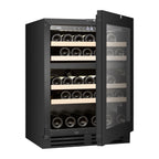 Witt Wine WU6082T2-2B39 Integrert vinskap Svart