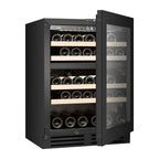 Witt Wine WU6082T2-2B39 Integrert vinskap Svart