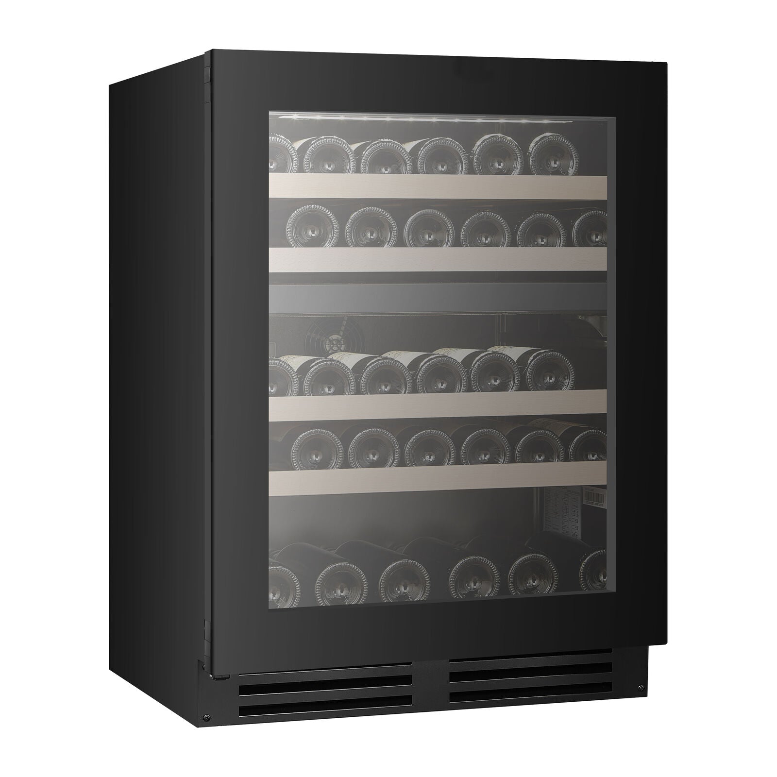 Witt Wine WU6082T2-2B39 Integrert vinskap Svart