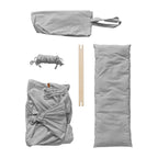 Membantu Basic Organic Baby Hammock Grey