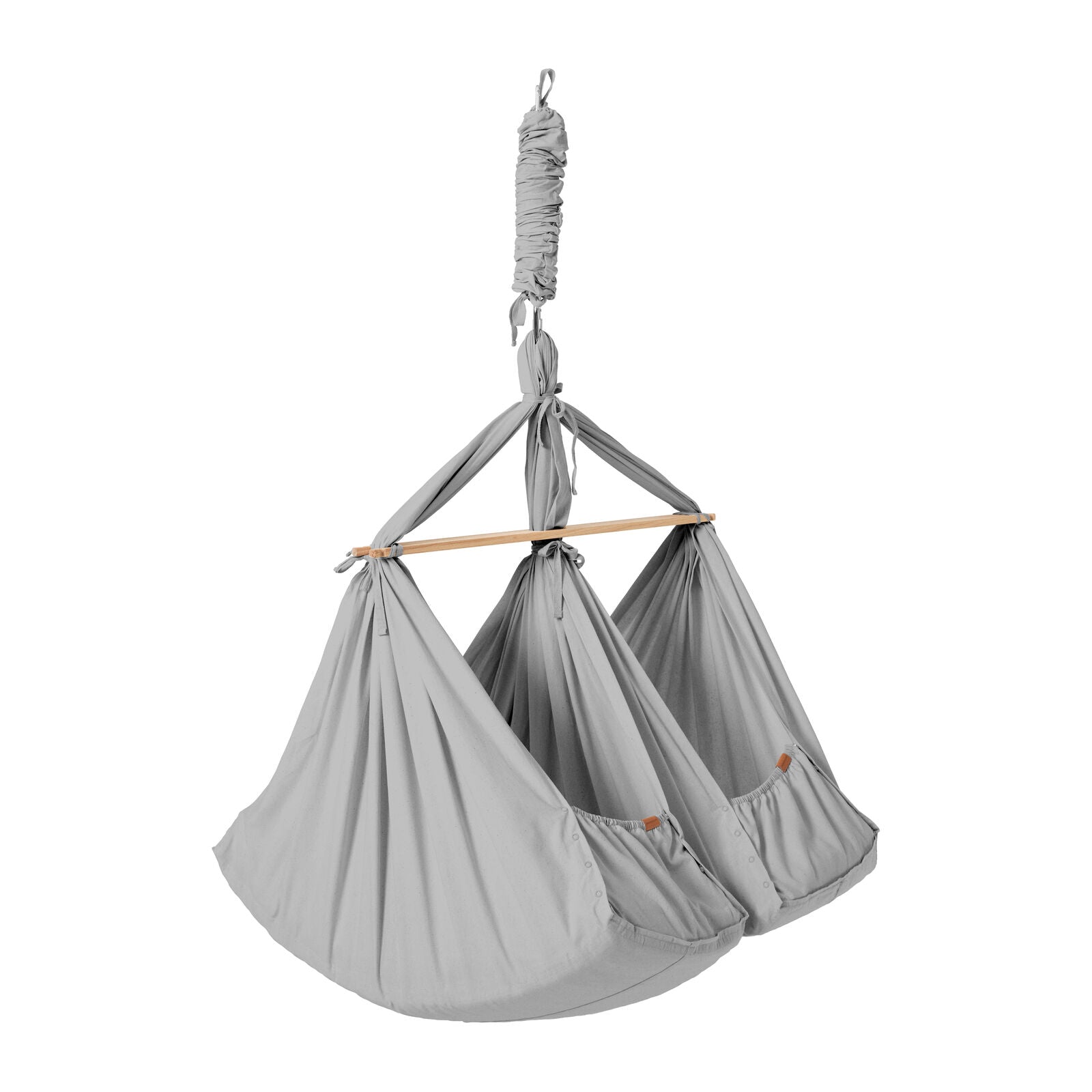 Membantu Basic Organic Twin Hammock Grey