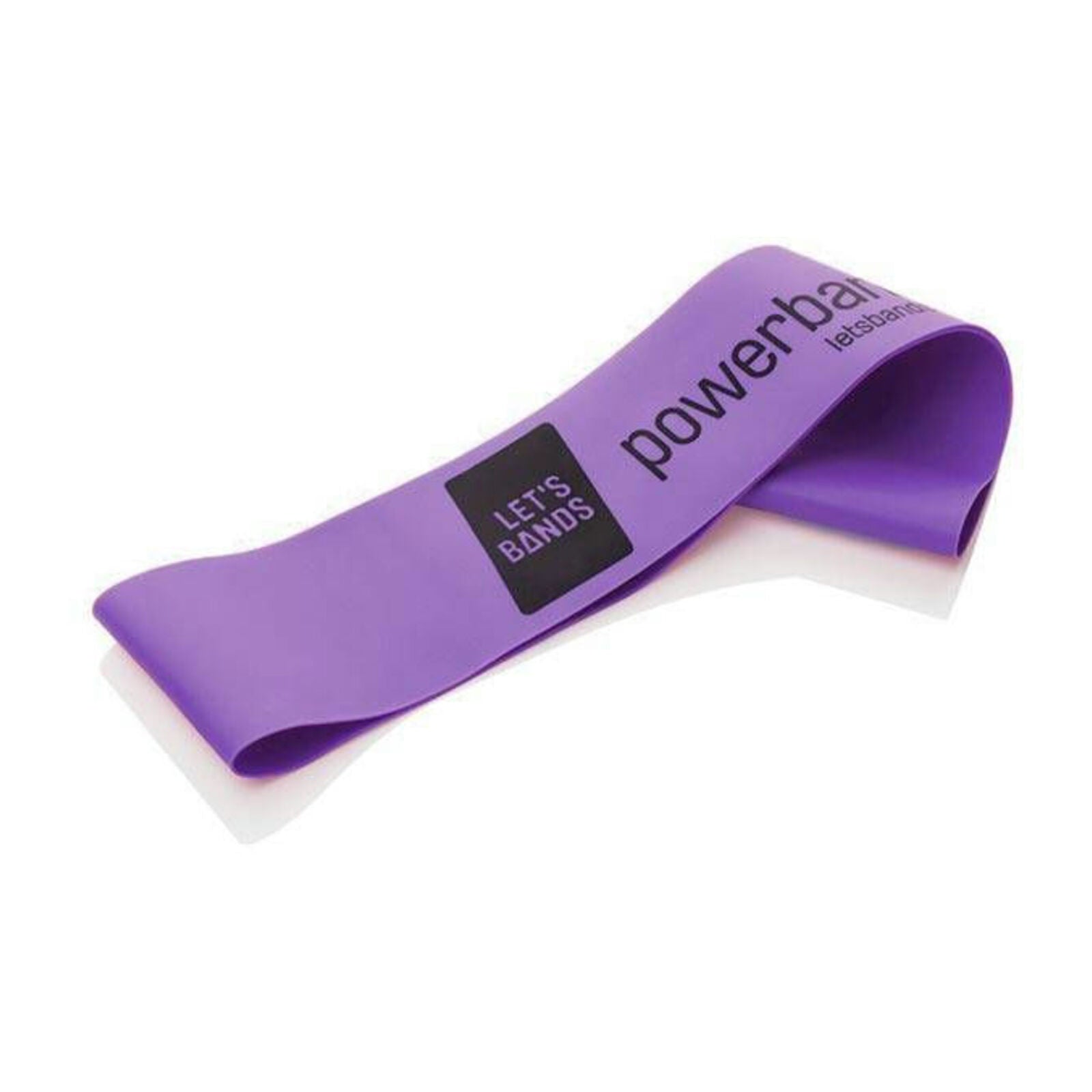 Let's Bands Powerband Mini Heavy, Sæt med 10 Lilla Mini Bands Elastisk Mini band Lilla