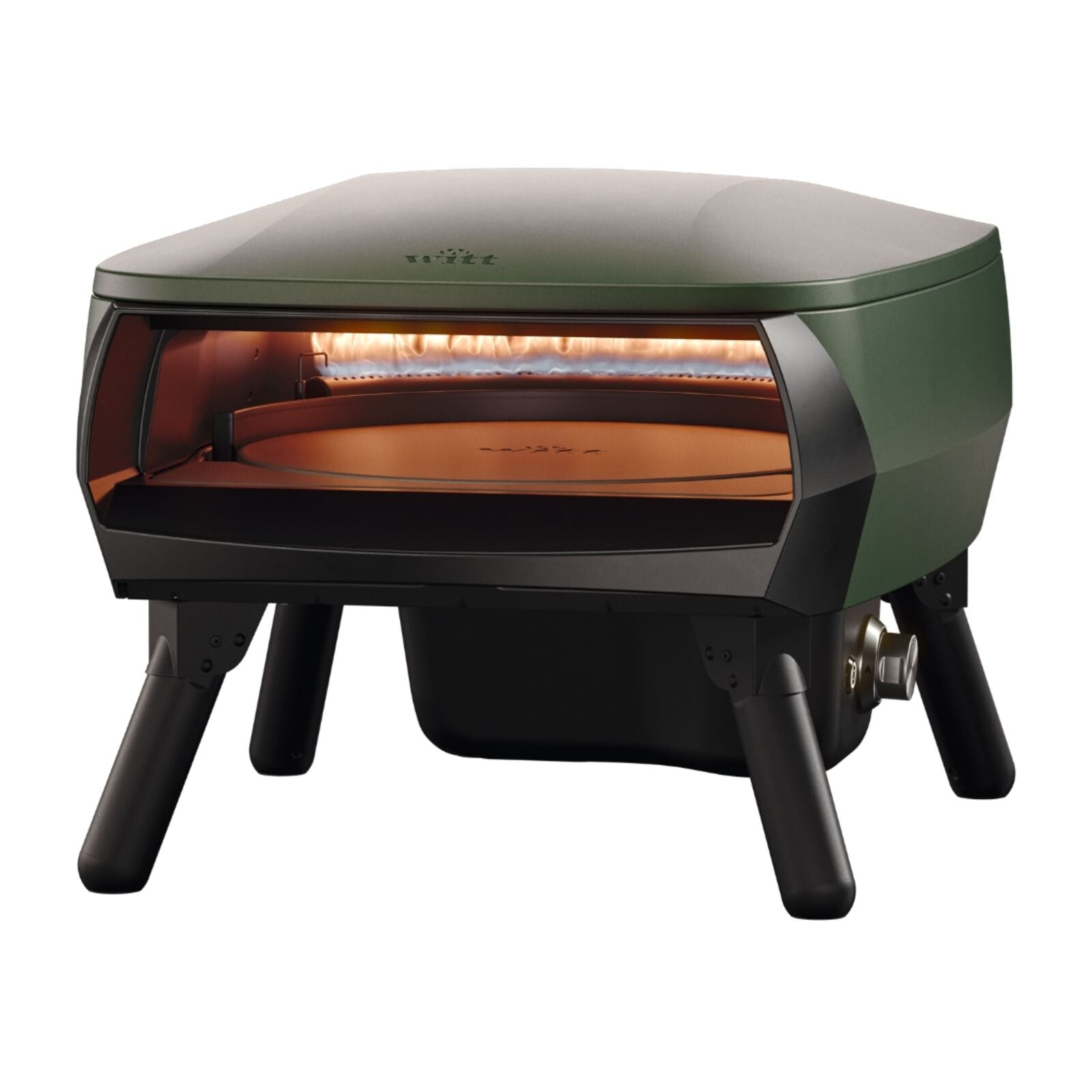 Witt PICCOLO Rotante 13in Mat Green EU Pizza oven
