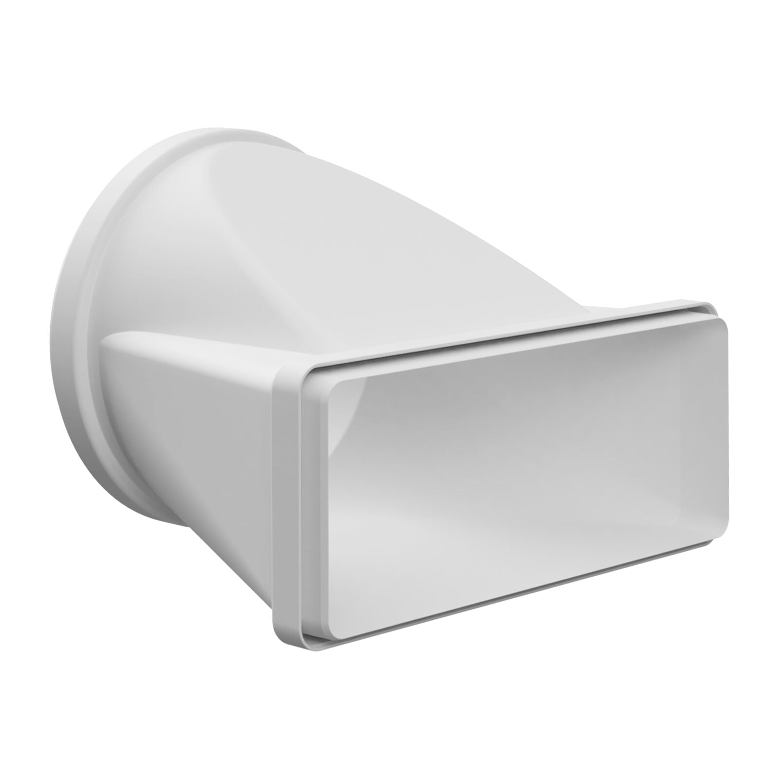 Witt IT302 Horisontal bend til rund, 220x90mm Hvit