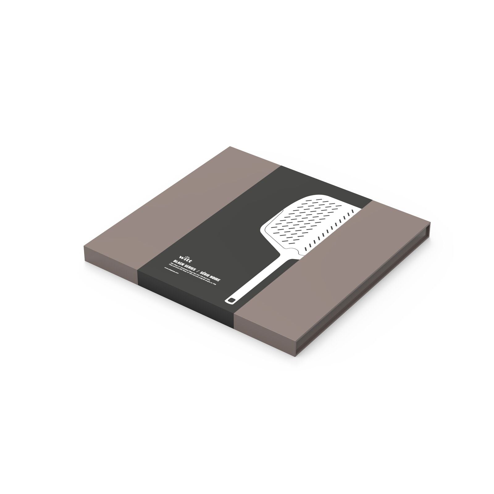 Witt Pizza peel 14in soft grib aluminum Premium box Black