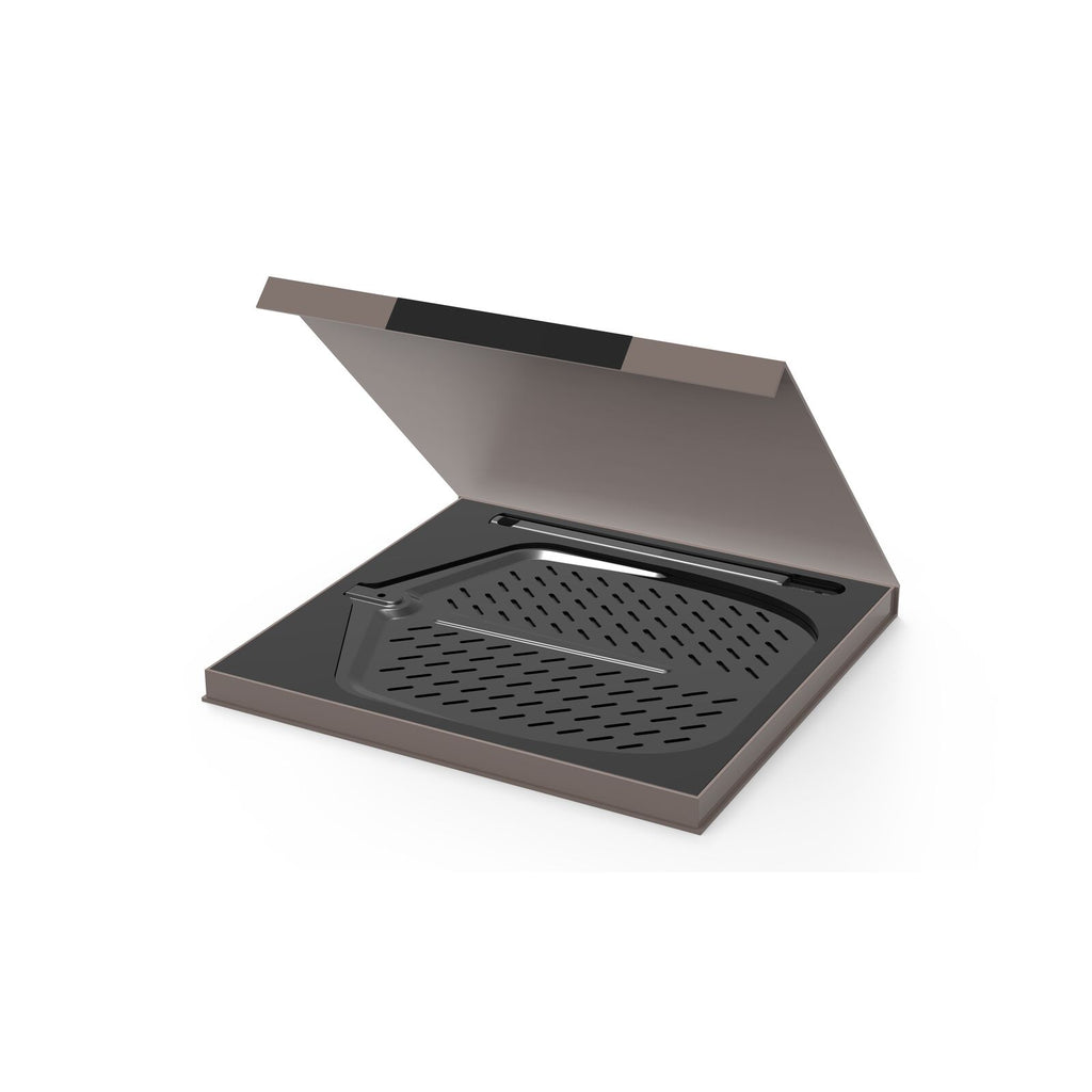 Witt Pizza peel 14in soft grib aluminum Premium box Black