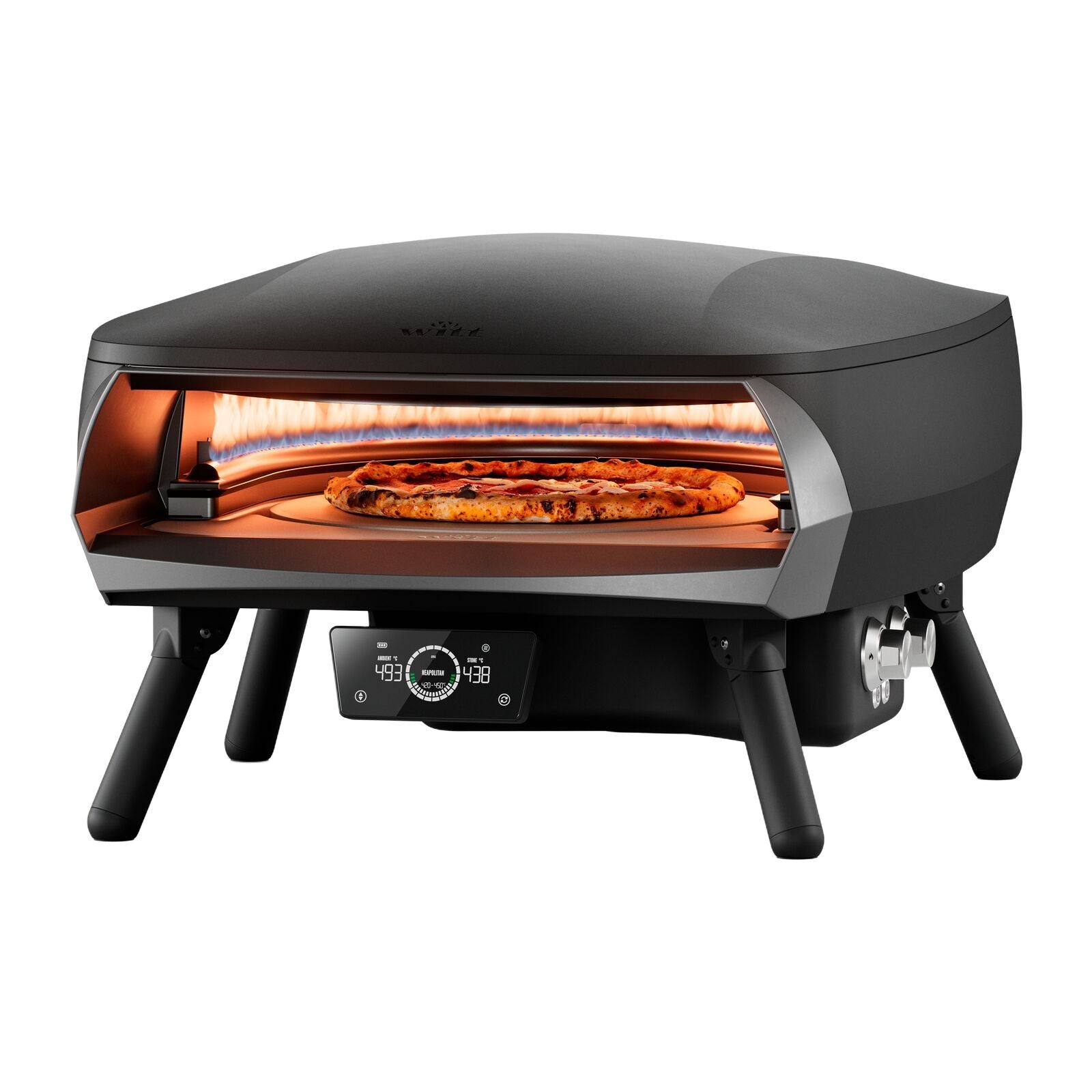 Witt ETNA Rotante Control 16in EU Pizza oven Black