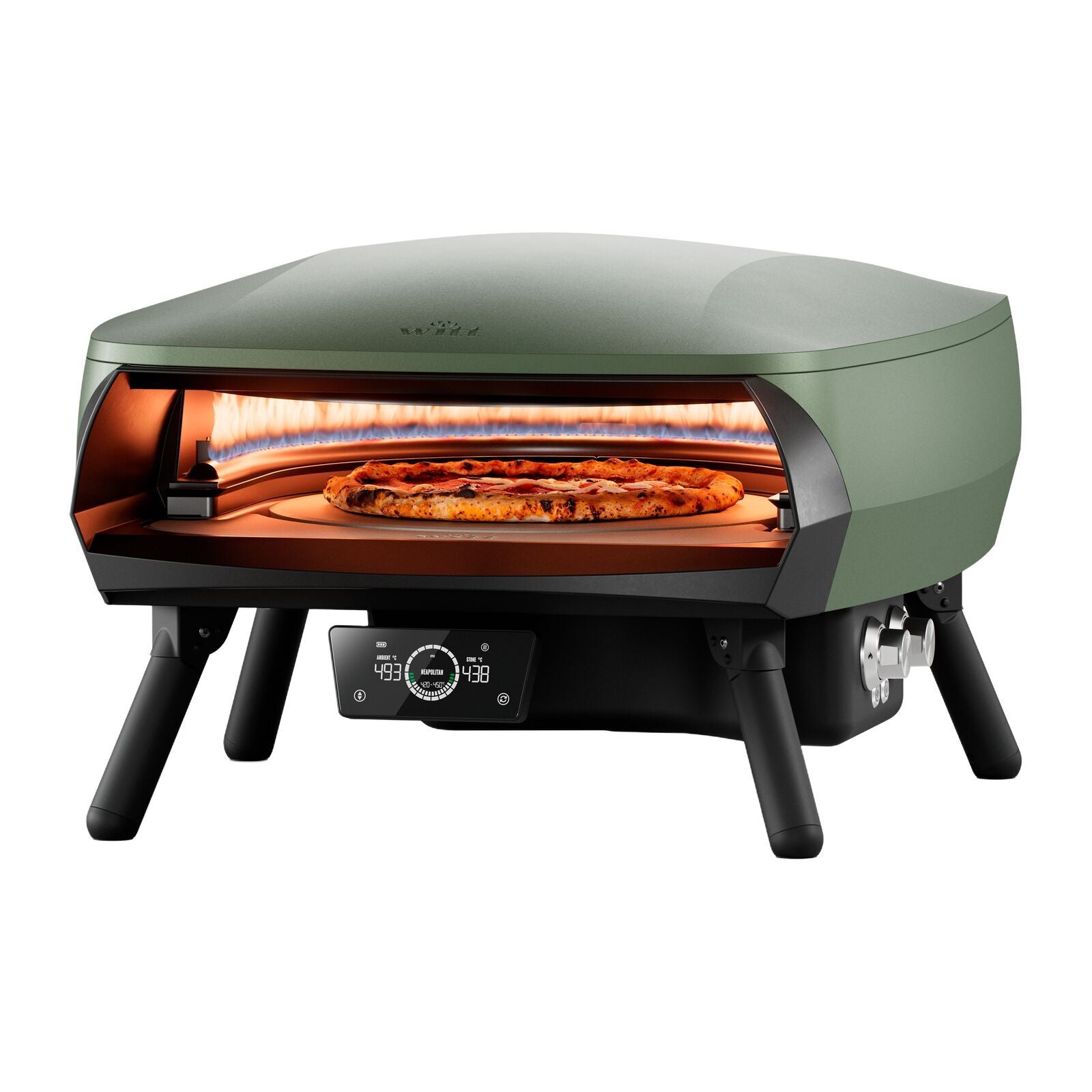 Witt ETNA Rotante Control 16in EU Pizza oven Green