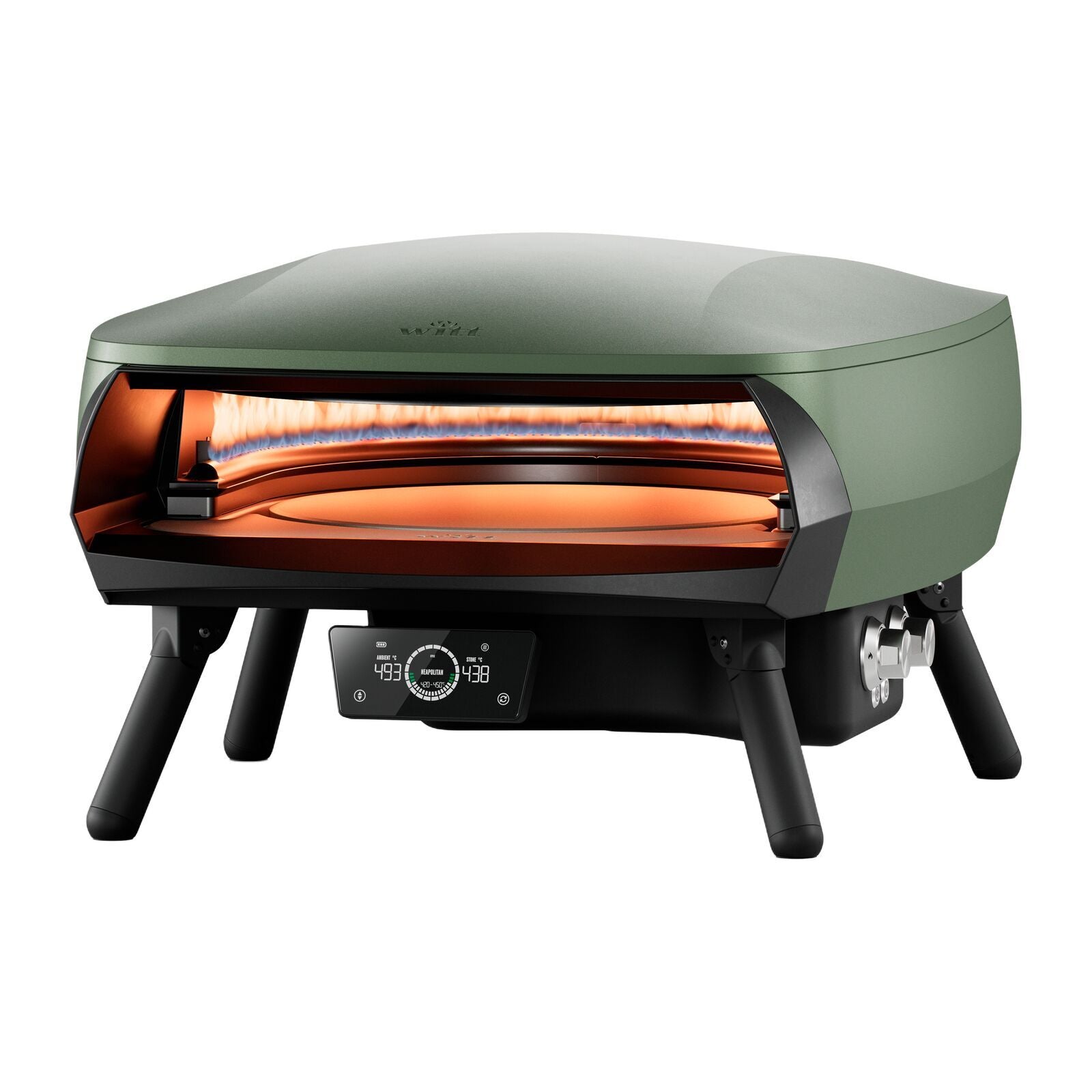 Witt ETNA Rotante Control 16in EU Pizza oven Green